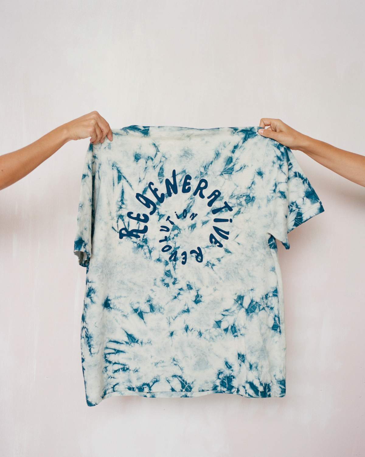 The Regenerative Tee | Indigo Tie Dyed