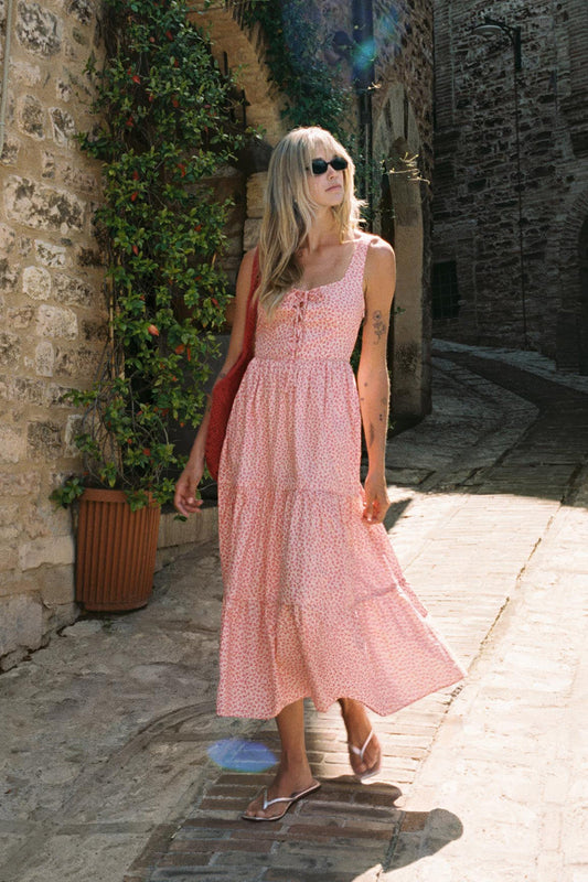 The Adele Dress | Raspberry Vine