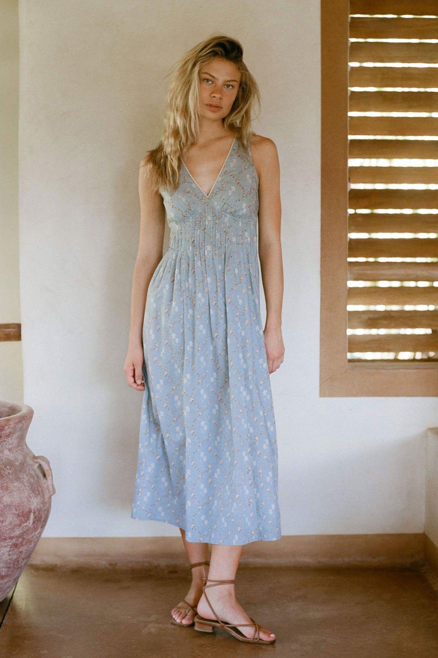The Allegra Dress | Pansy Blues