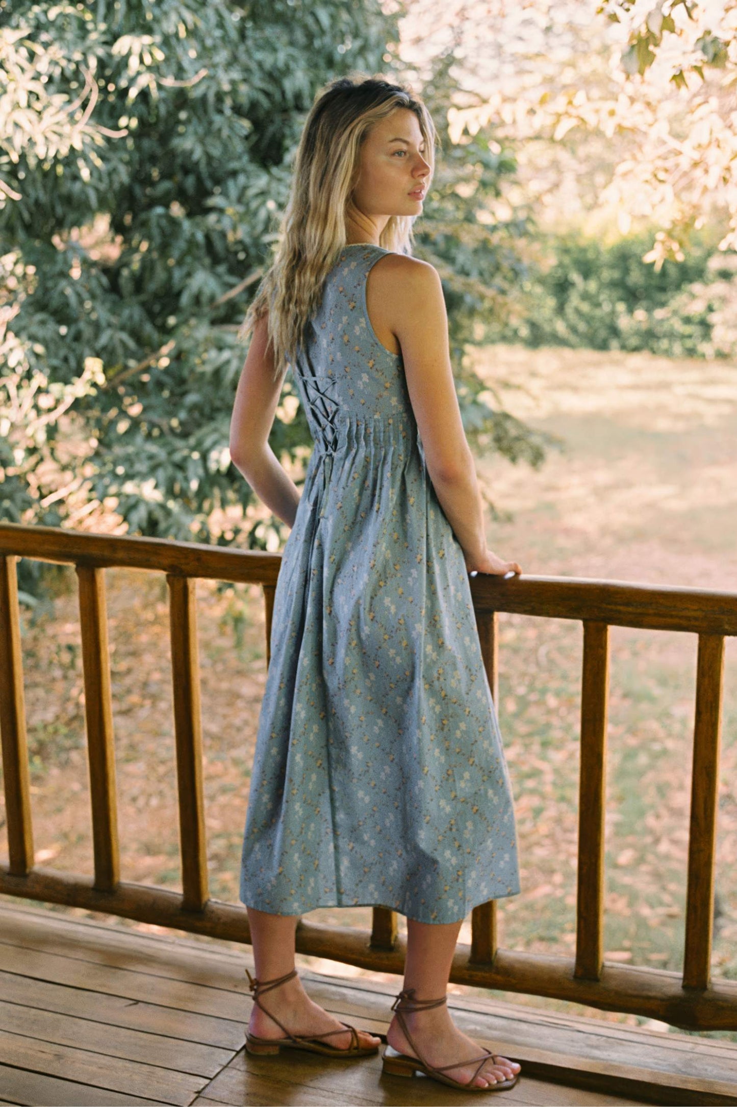 The Allegra Dress | Pansy Blues