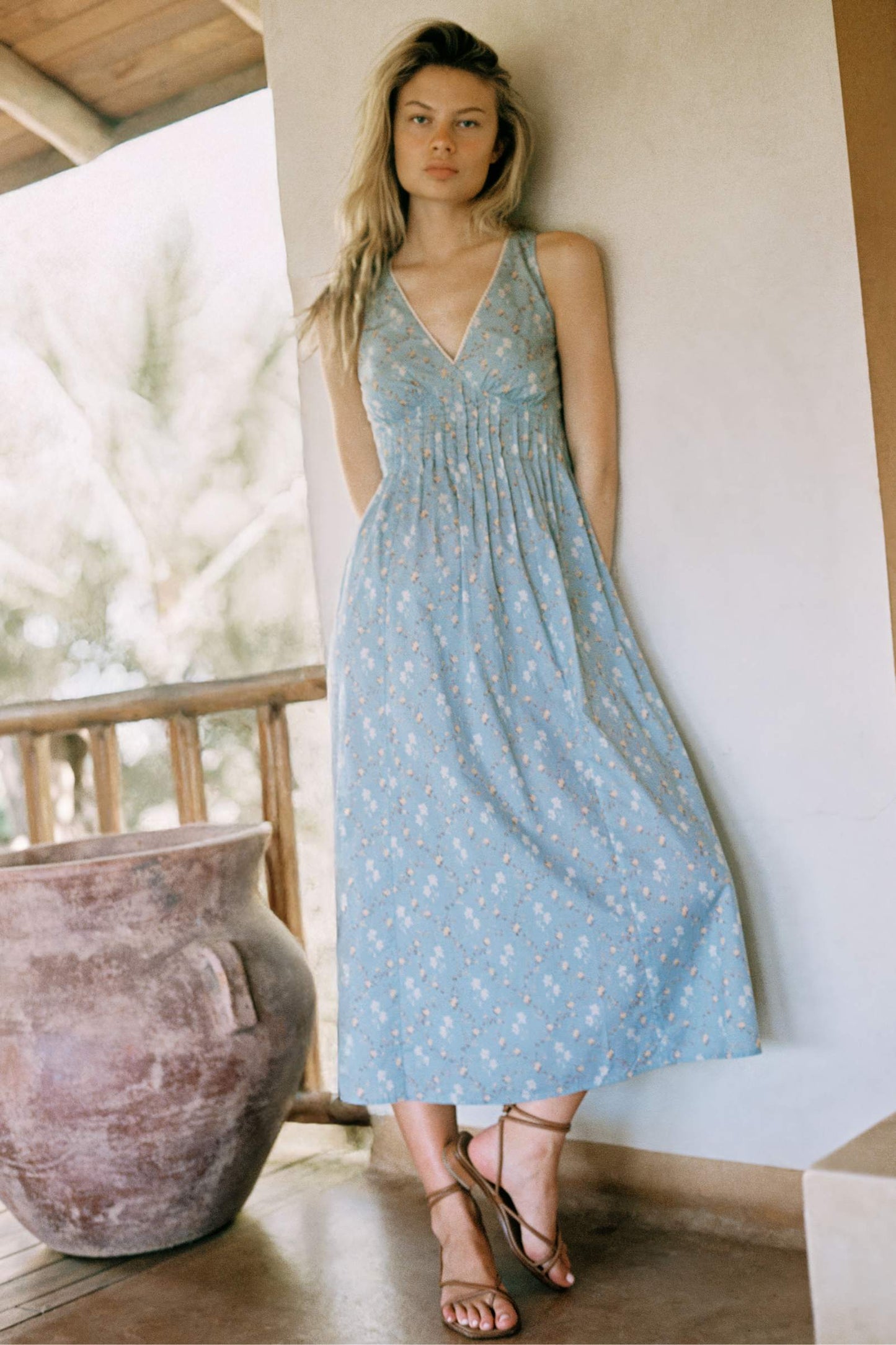 The Allegra Dress | Pansy Blues