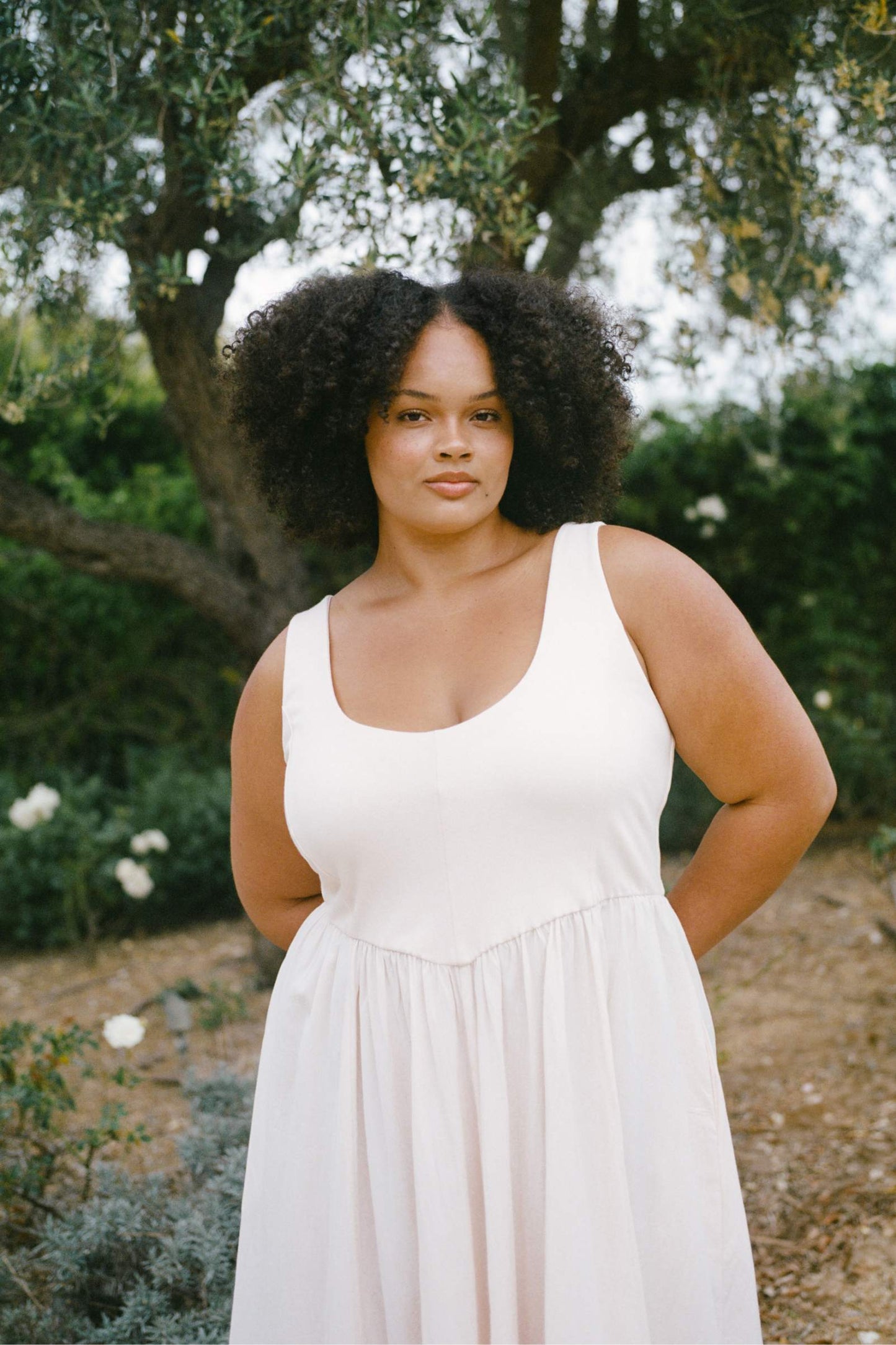 The Andrea Dress Extended | Petal Pink