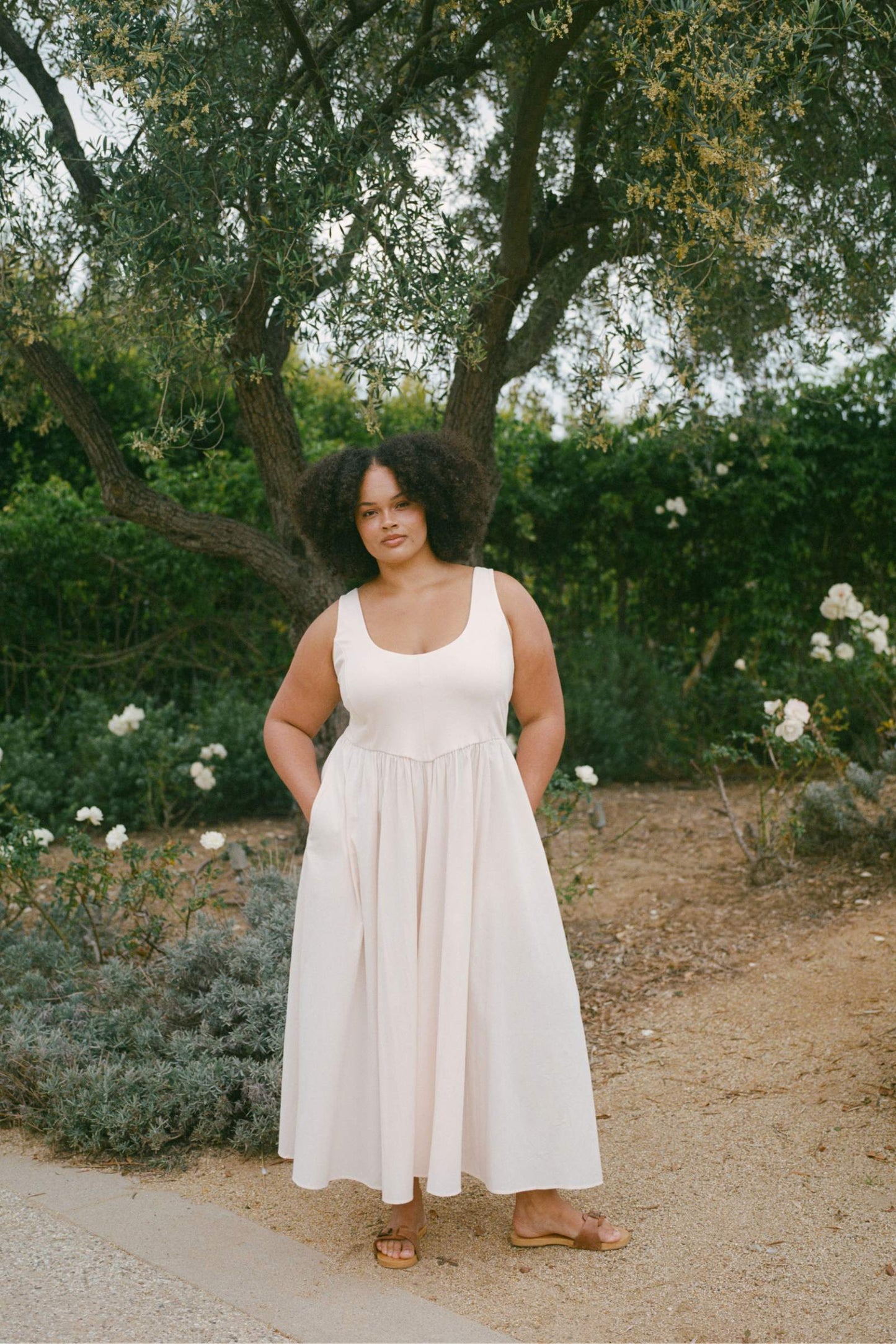 The Andrea Dress Extended | Petal Pink