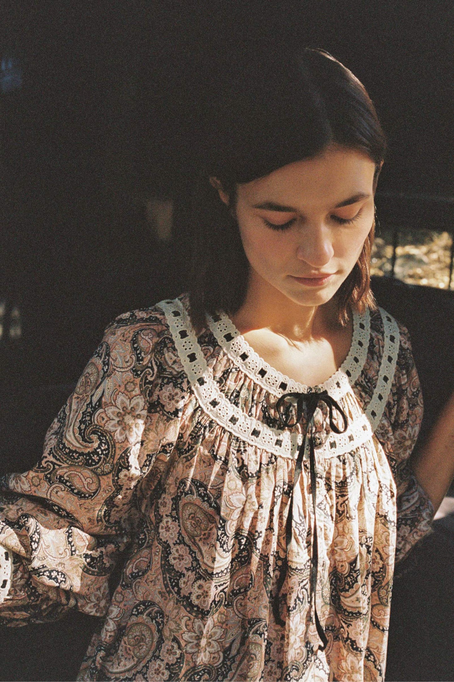 The Arabella Dress | Carob Paisley