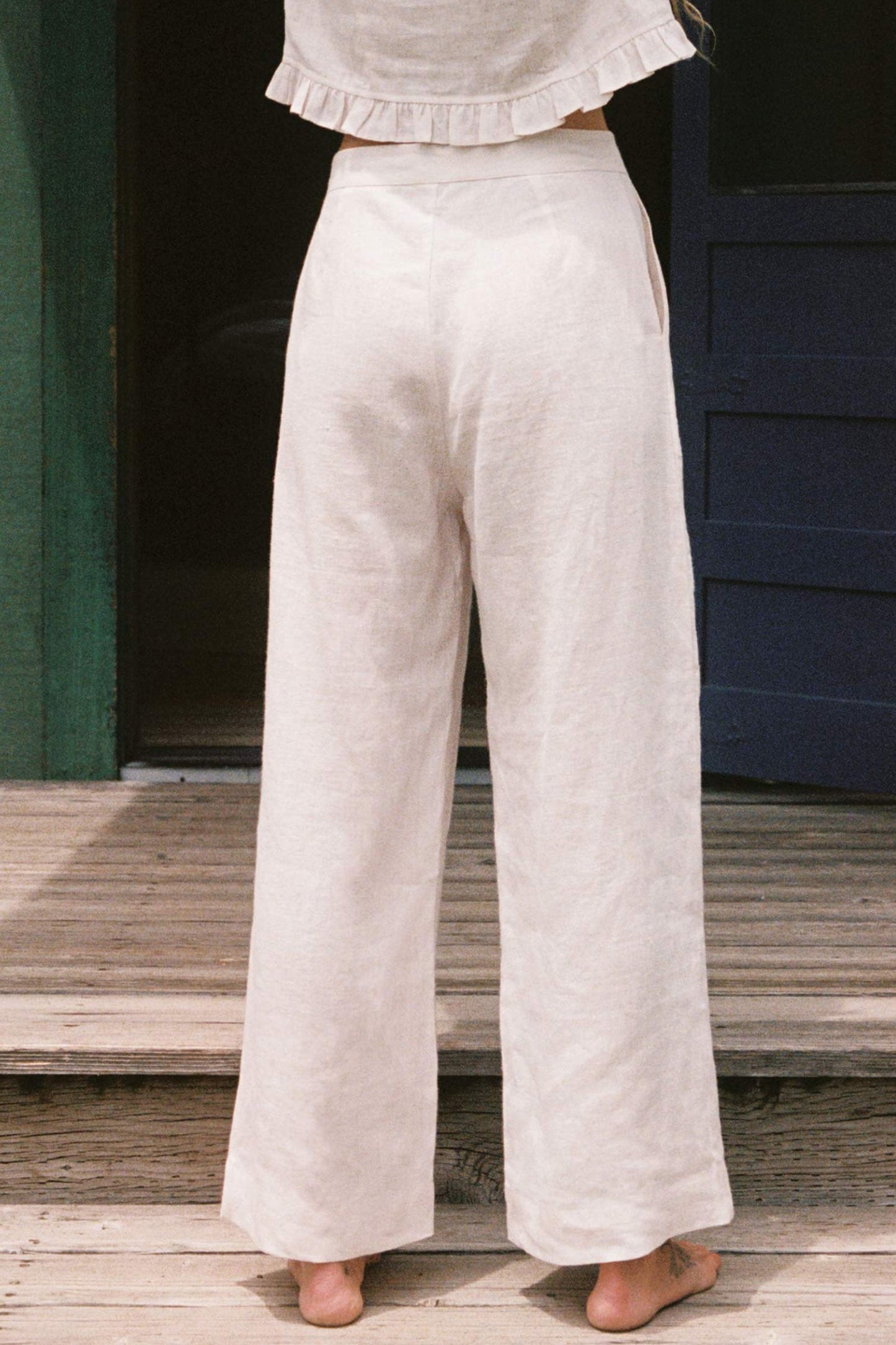 The Asa Pant | Pearl Linen
