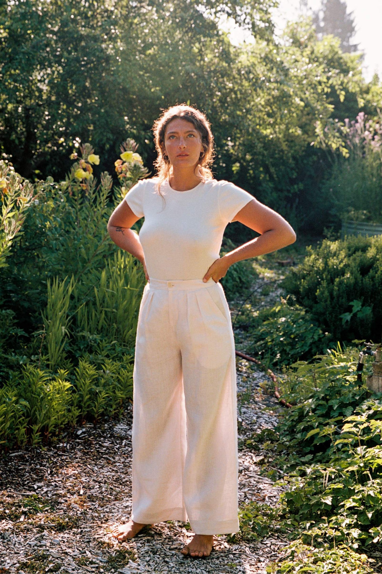 The Asa Pant | Pearl Linen