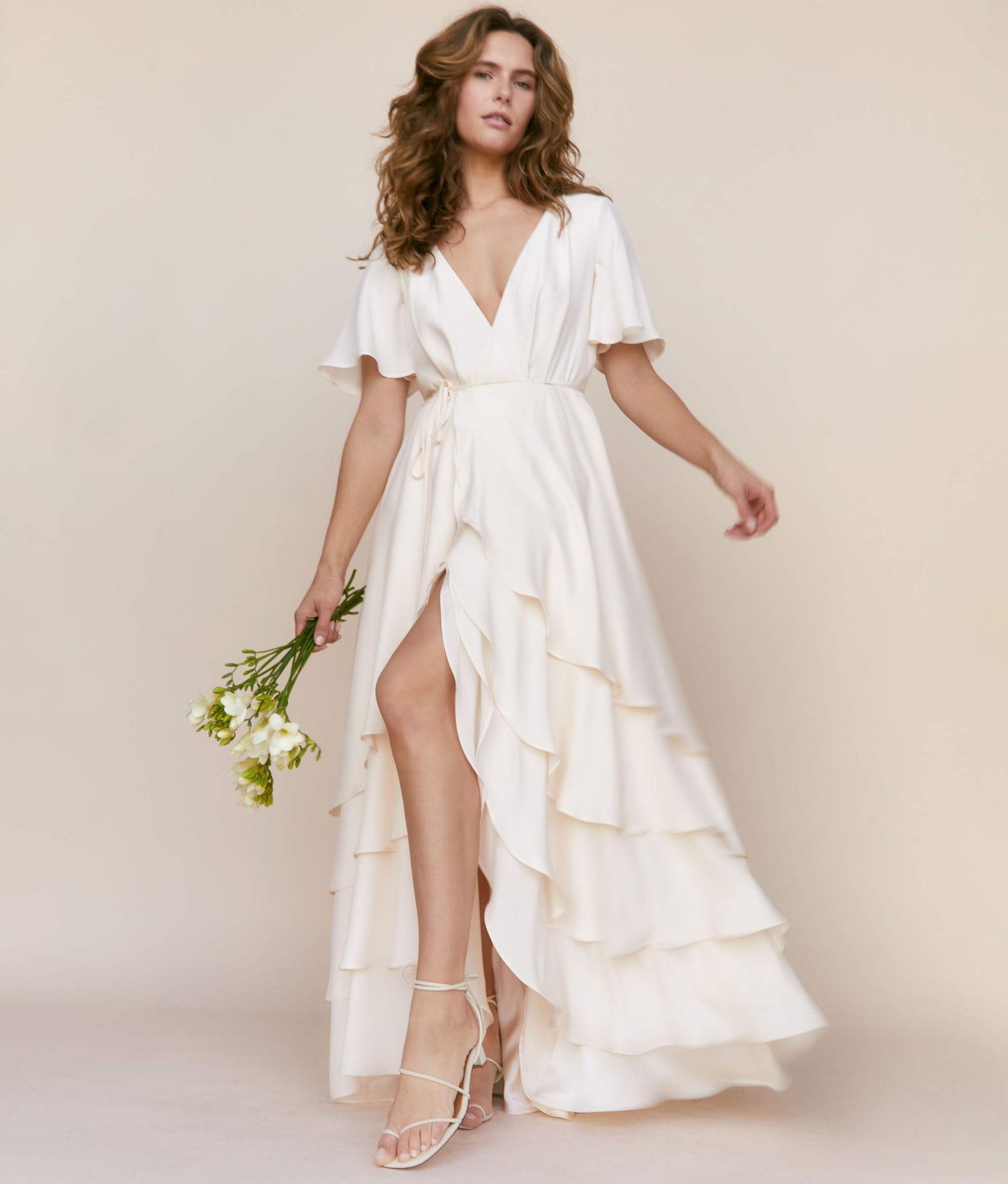The Athena Dress | Pearl Silk