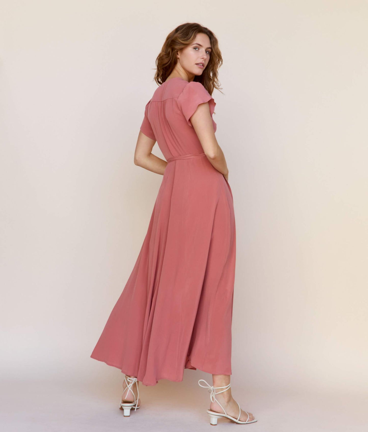 The Autumn Dress | Dusty Rose Silk