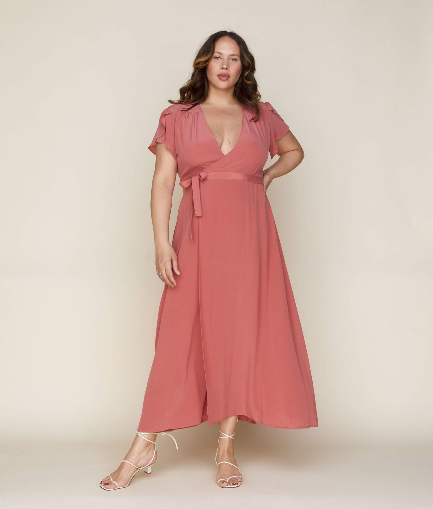 The Autumn Dress | Dusty Rose Silk
