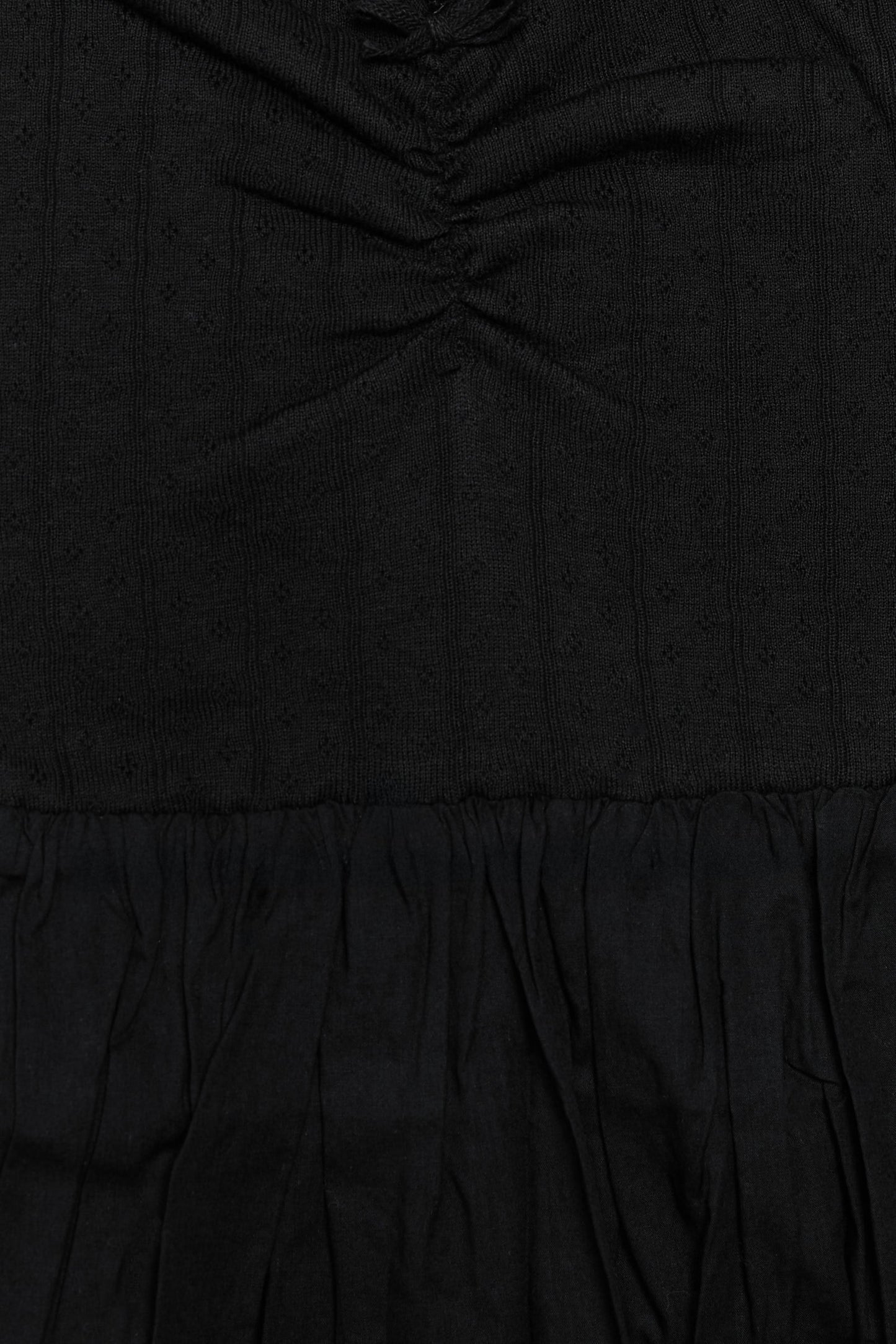 The Bernice Dress | Noir Regenerative Pointelle