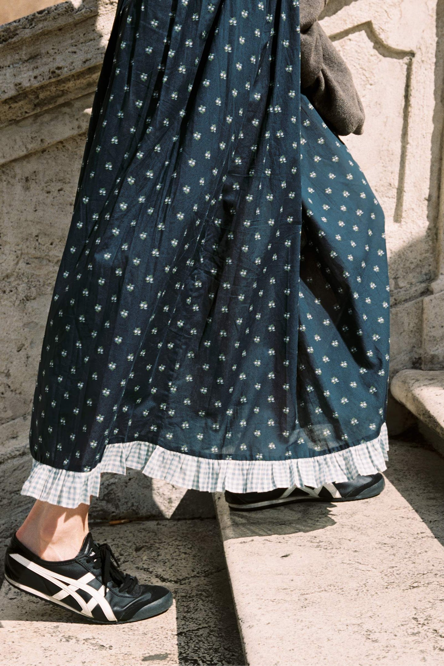 The Coralia Dress | Blueberry Dot