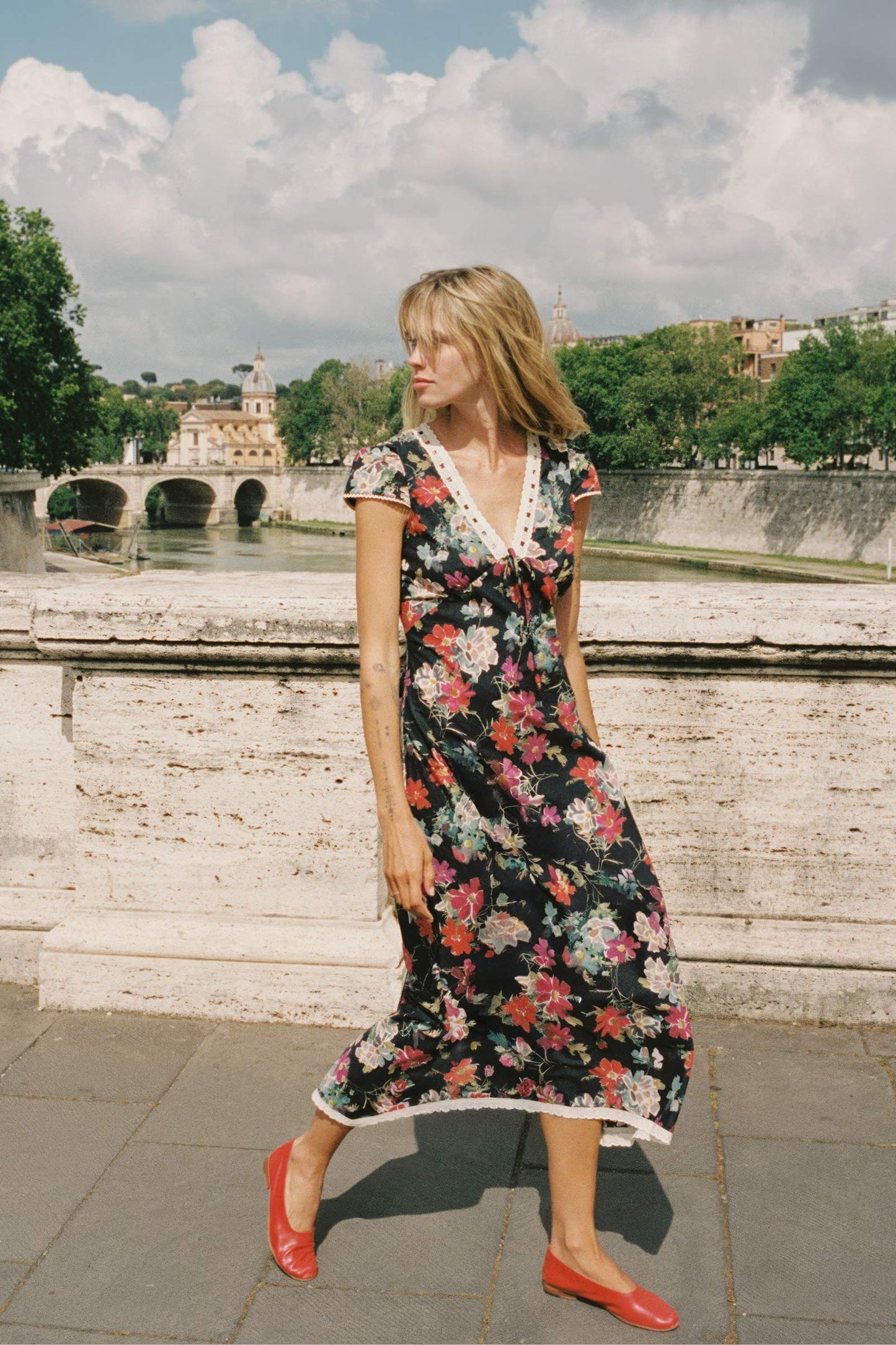 The Cordelia Dress | Cosmos Floral