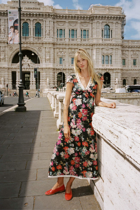 The Cordelia Dress | Cosmos Floral