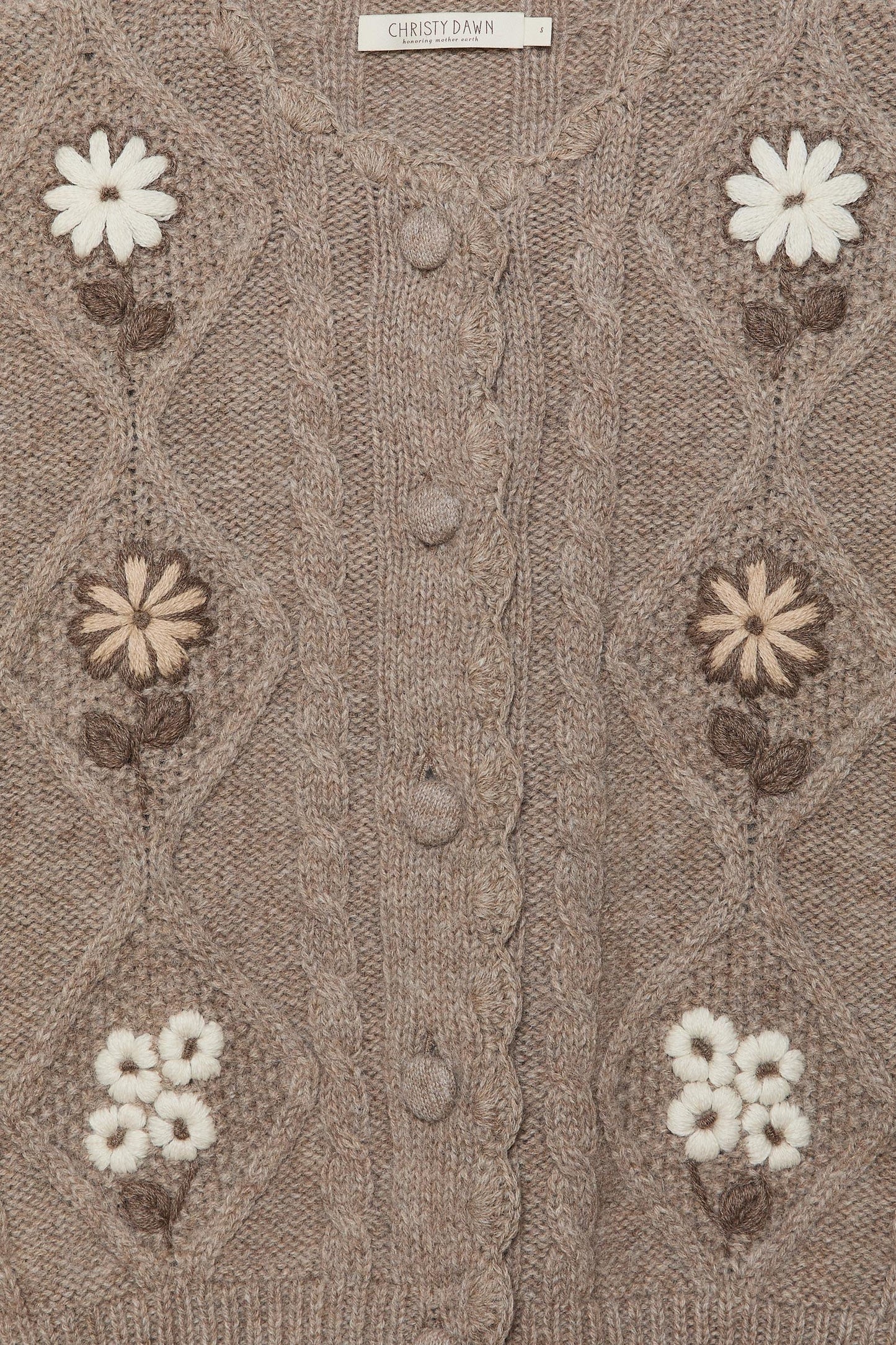 The Clover Cardigan | Hazelnut