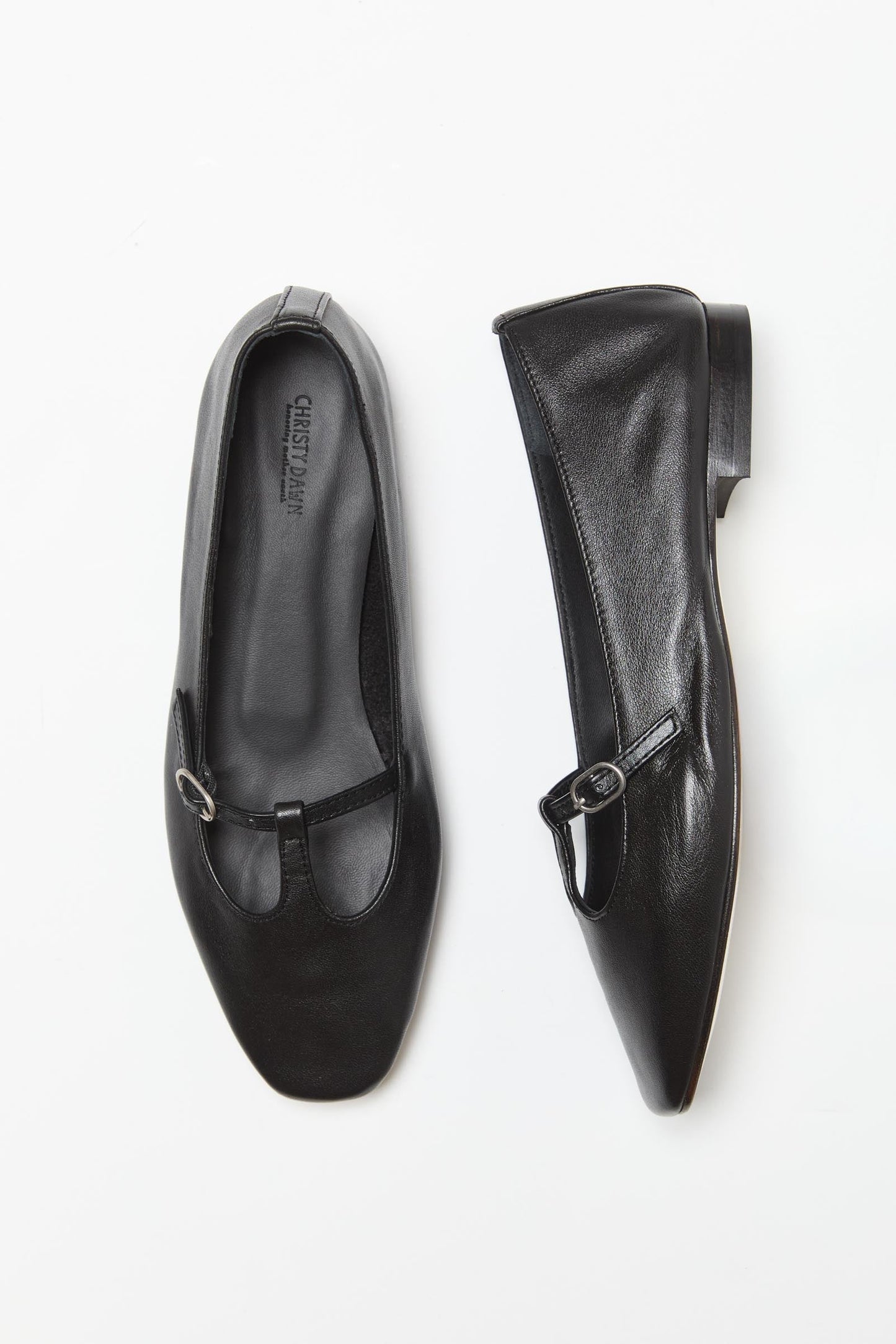 The Ballerina T-Strap| Nero