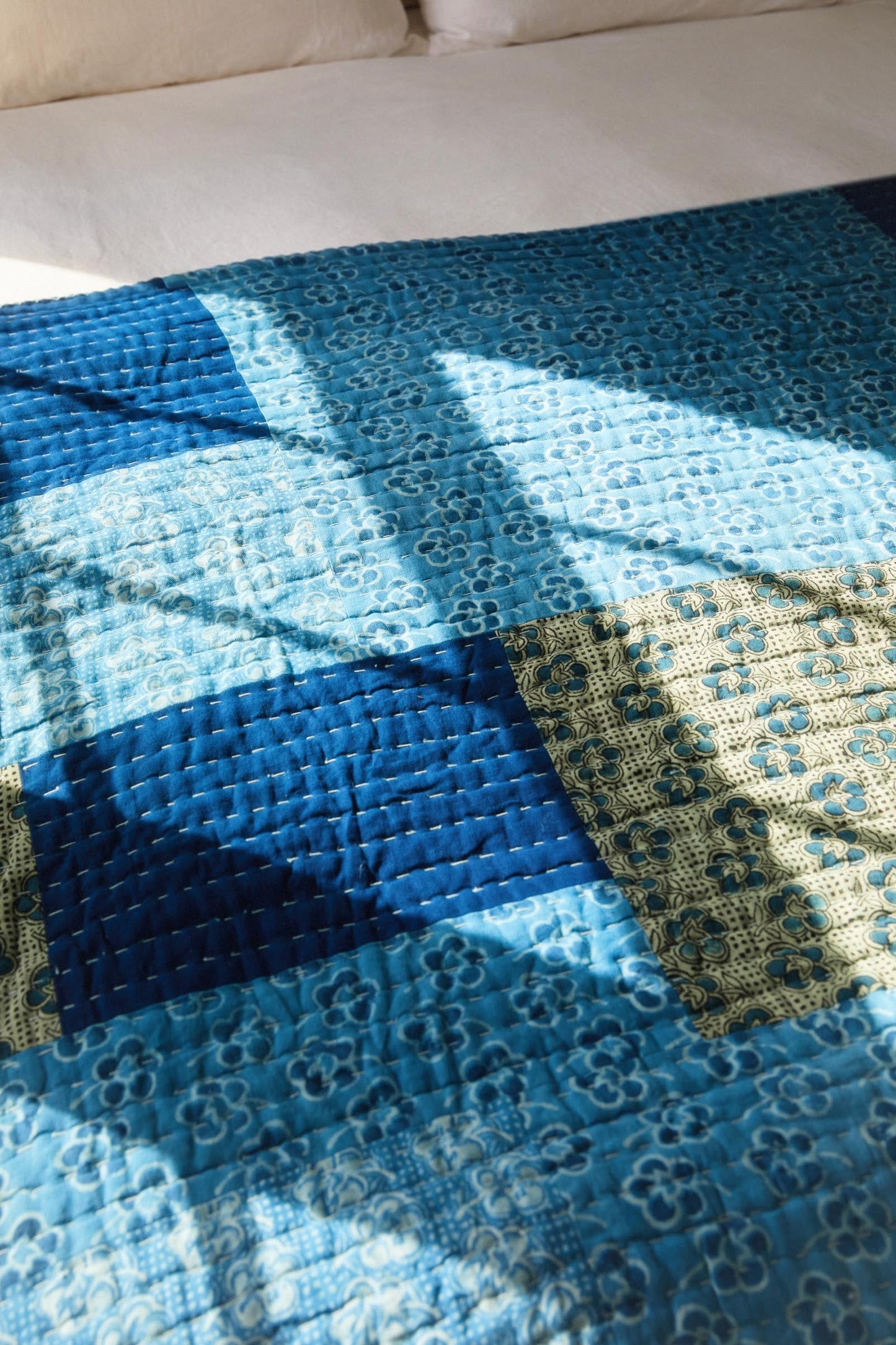 The Vaishali Quilt | Indigo Blues