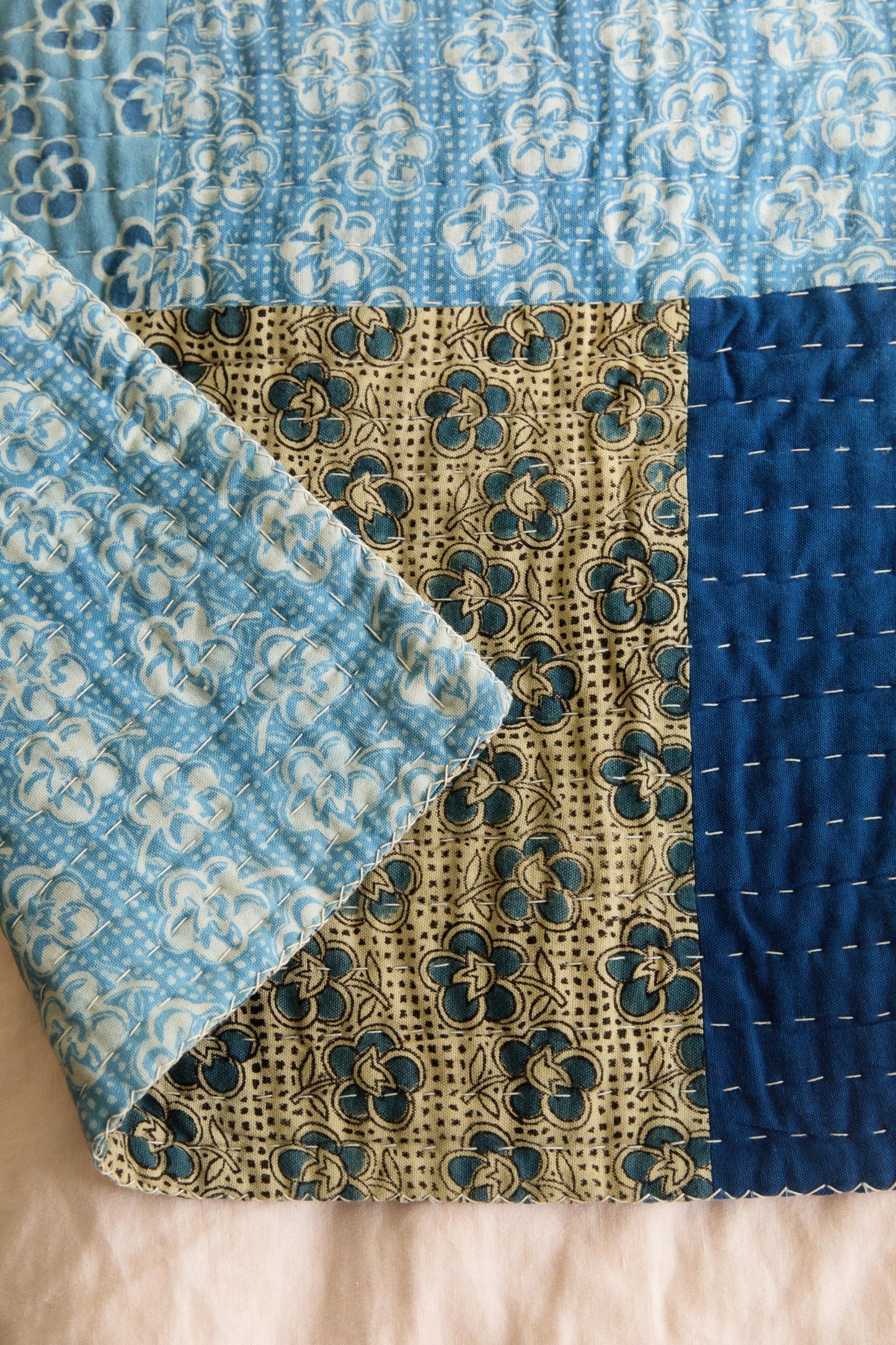 The Vaishali Quilt | Indigo Blues
