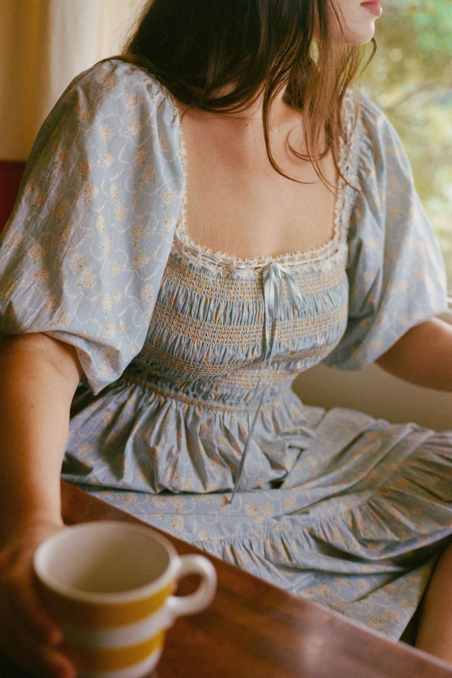 The Ricarda Dress Petites | Celeste Bouquet
