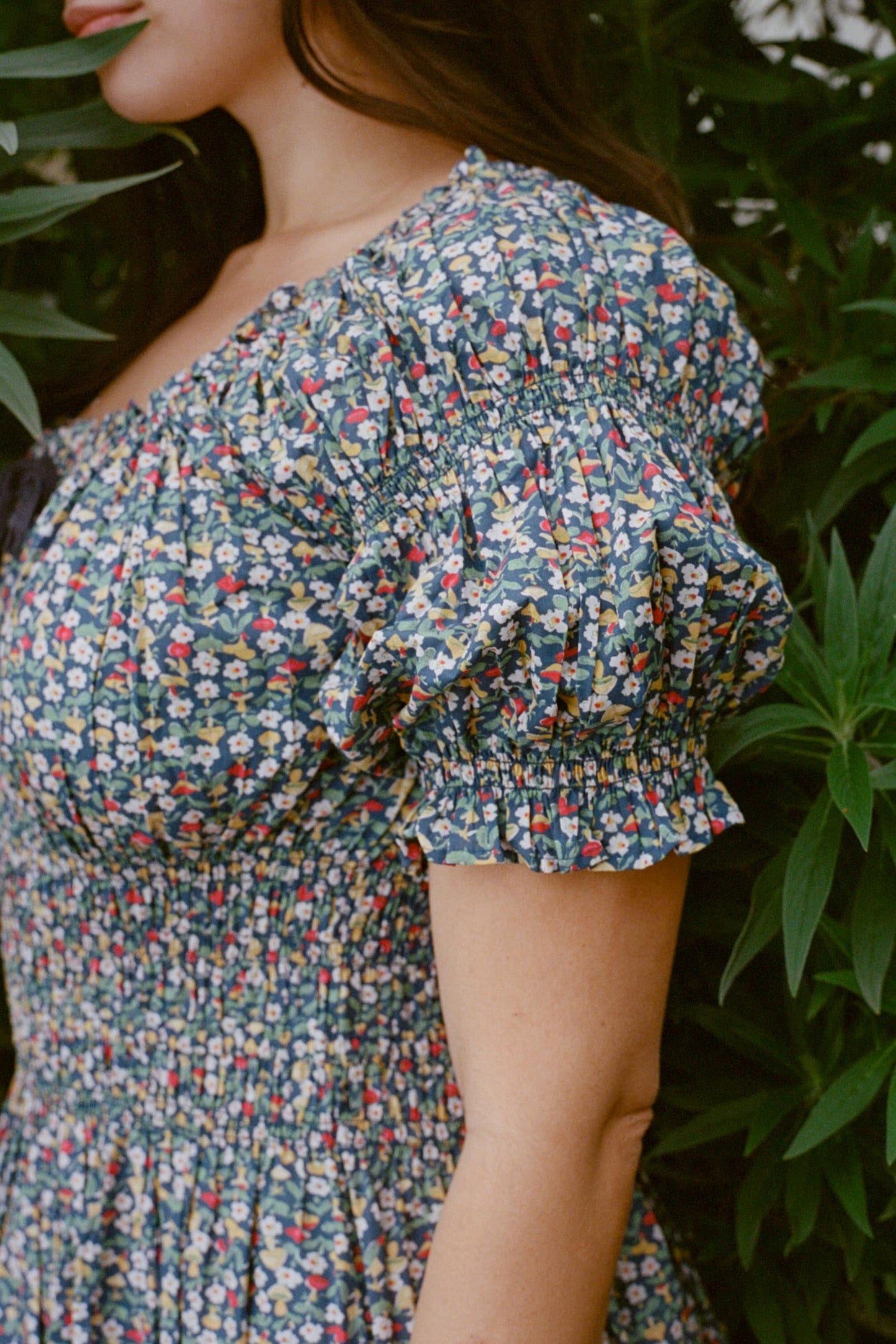 The Coralia Dress |  Midnight Mushroom Medley