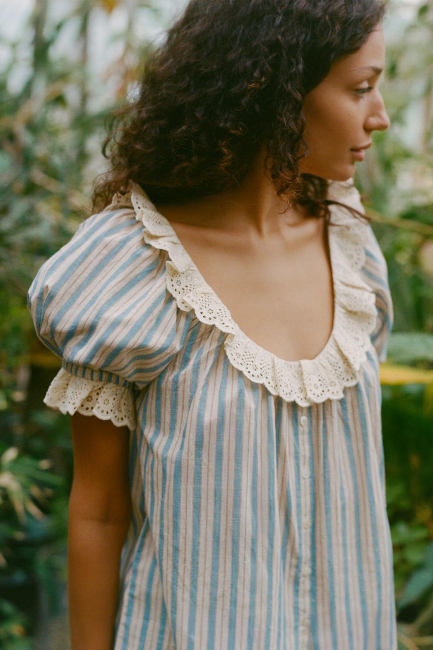 The Valentina Blouse | Antique Stripe