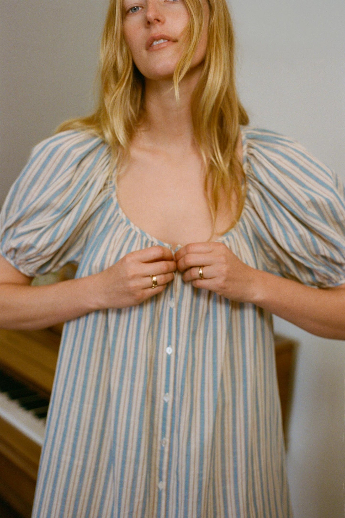 The Suki Dress | Antique Stripe
