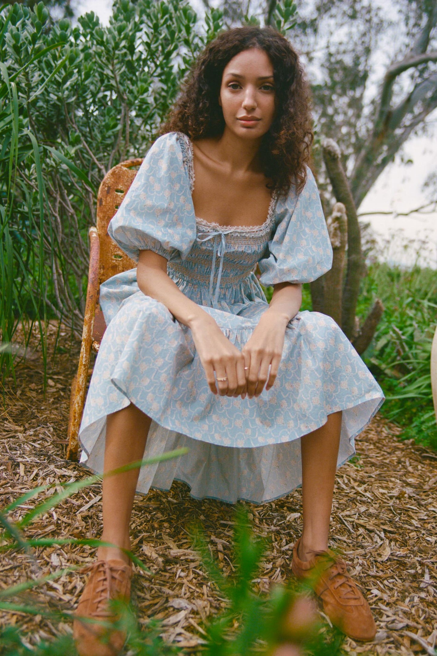 The Ricarda Dress | Celeste Bouquet