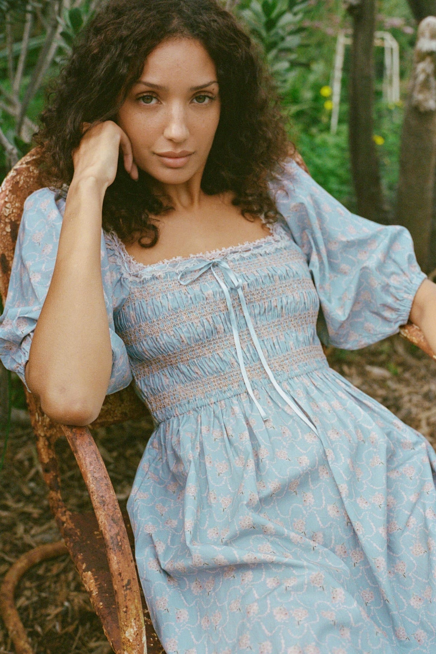 The Ricarda Dress | Celeste Bouquet