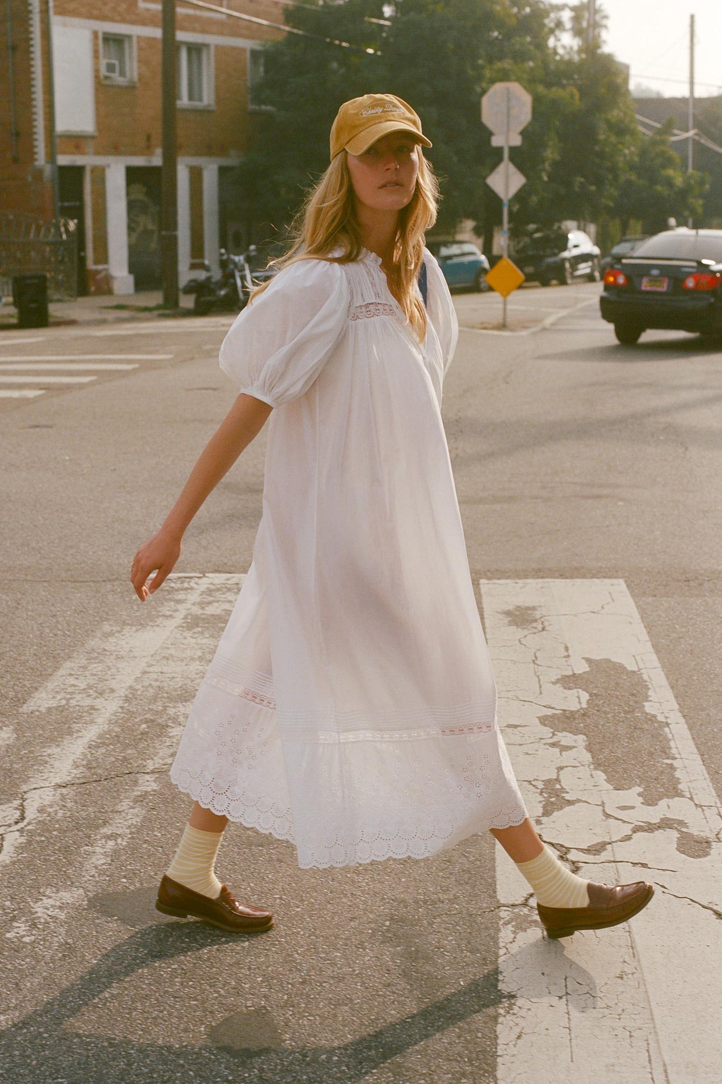The Simoneta Dress | Alabaster