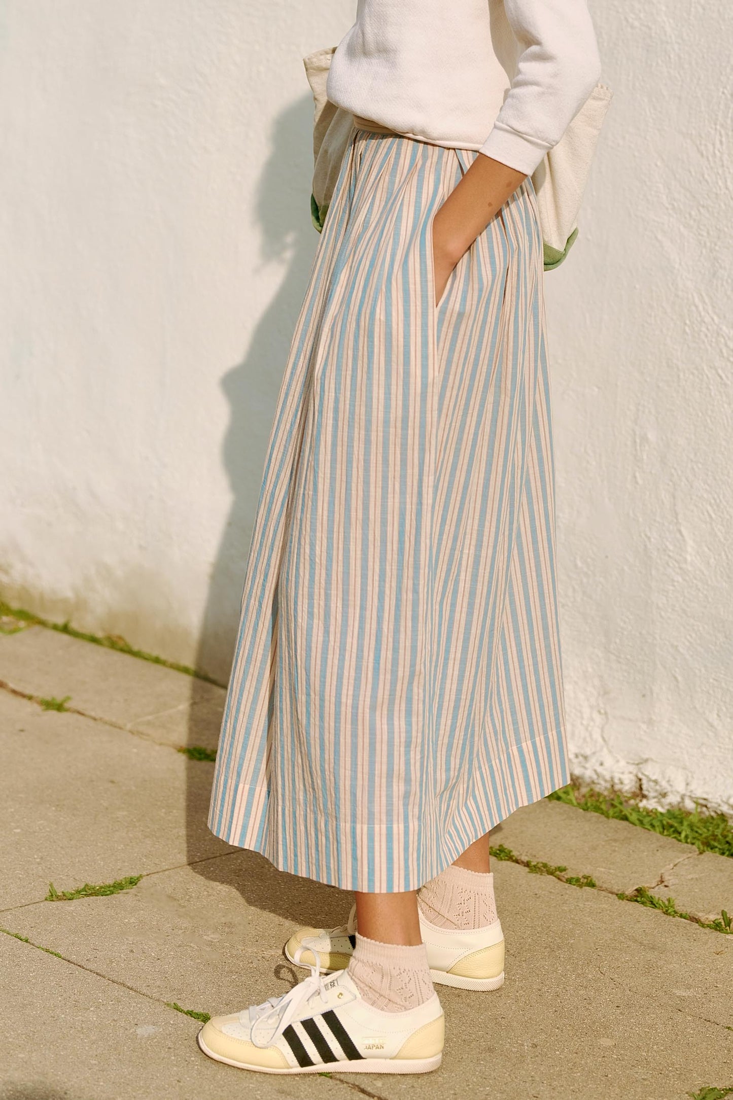 The Xander Skirt | Antique Stripe