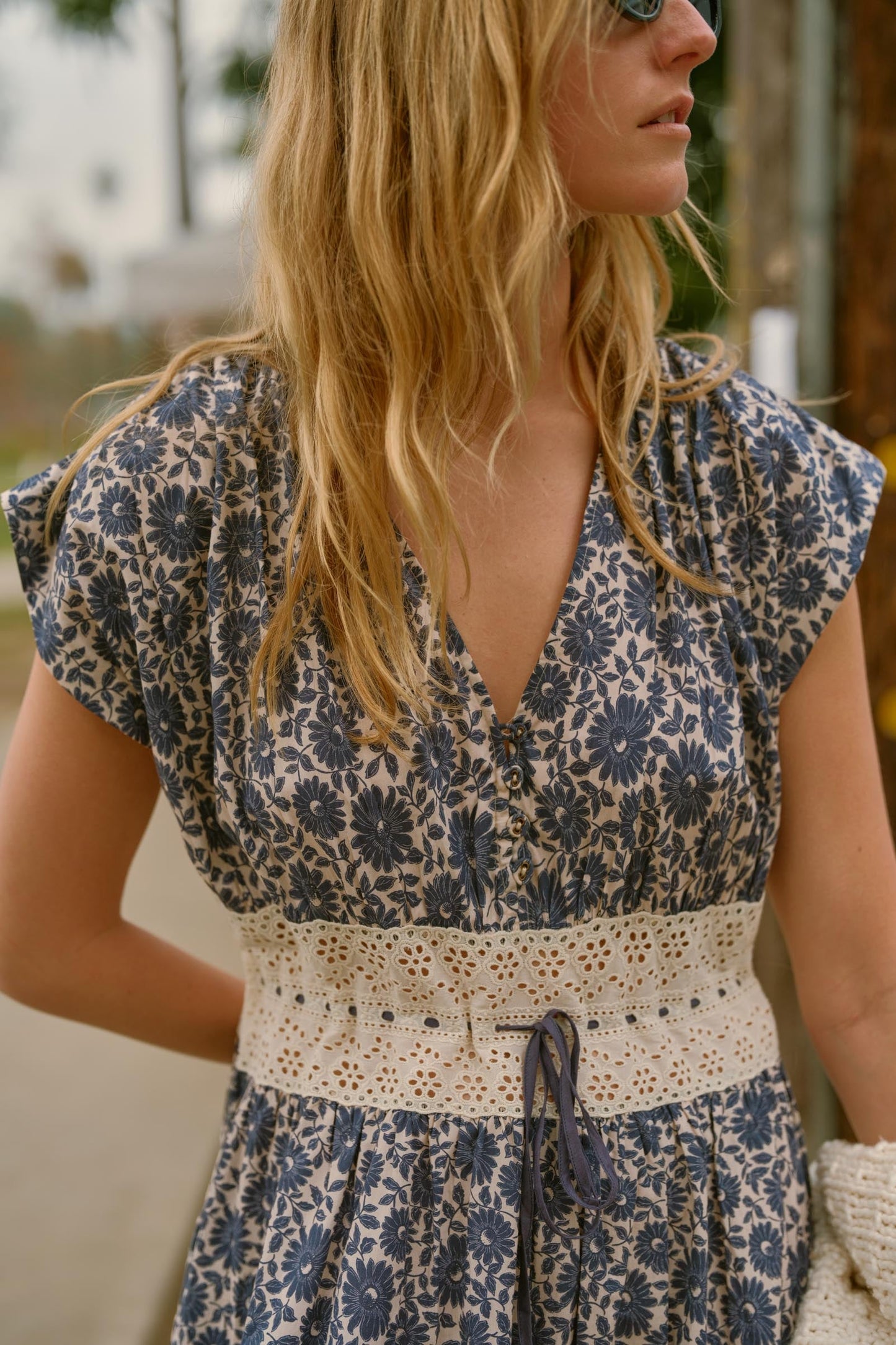The Trisha Dress | Aster Fields Navy