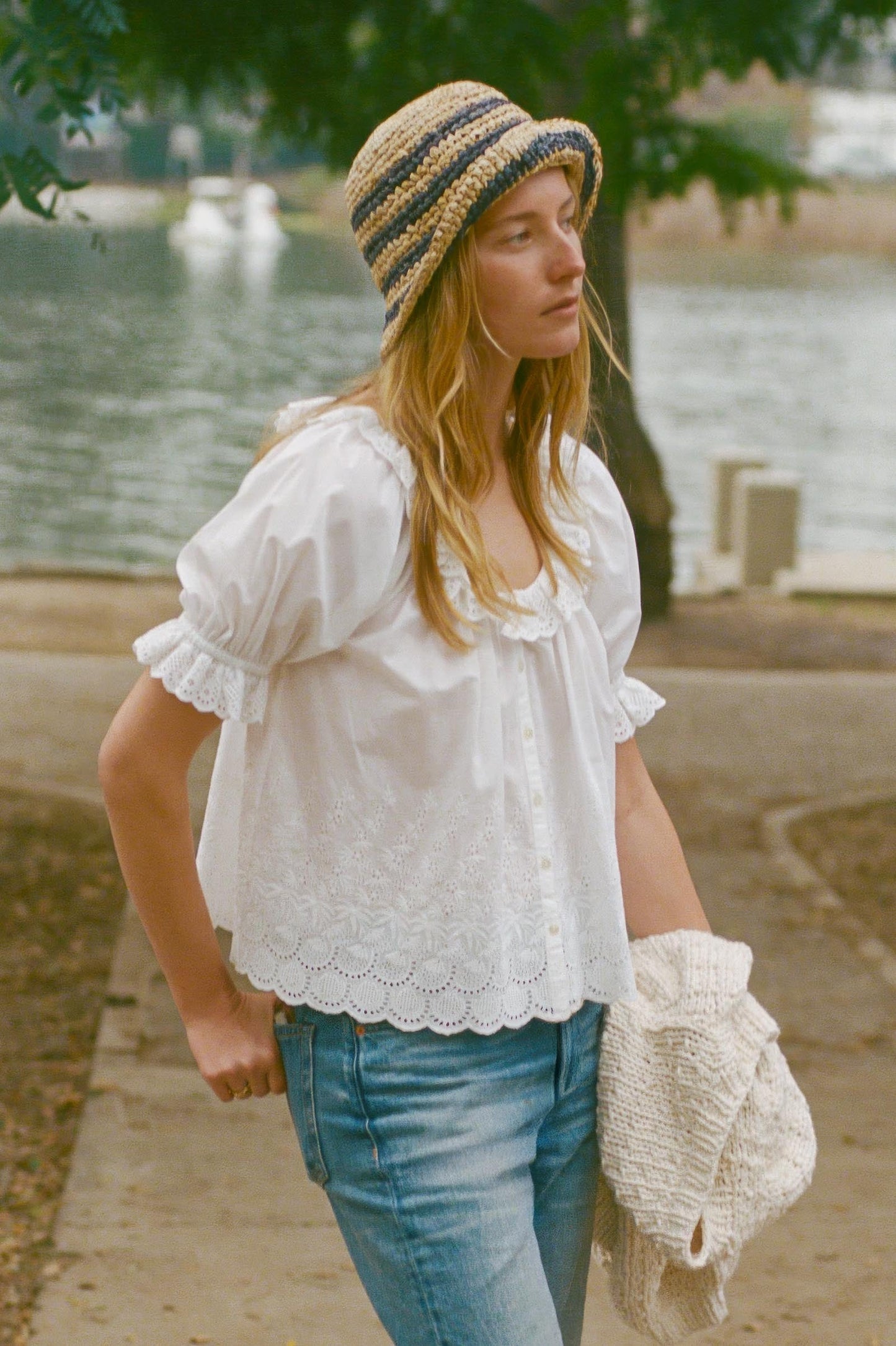 The Valentina Blouse | Alabaster