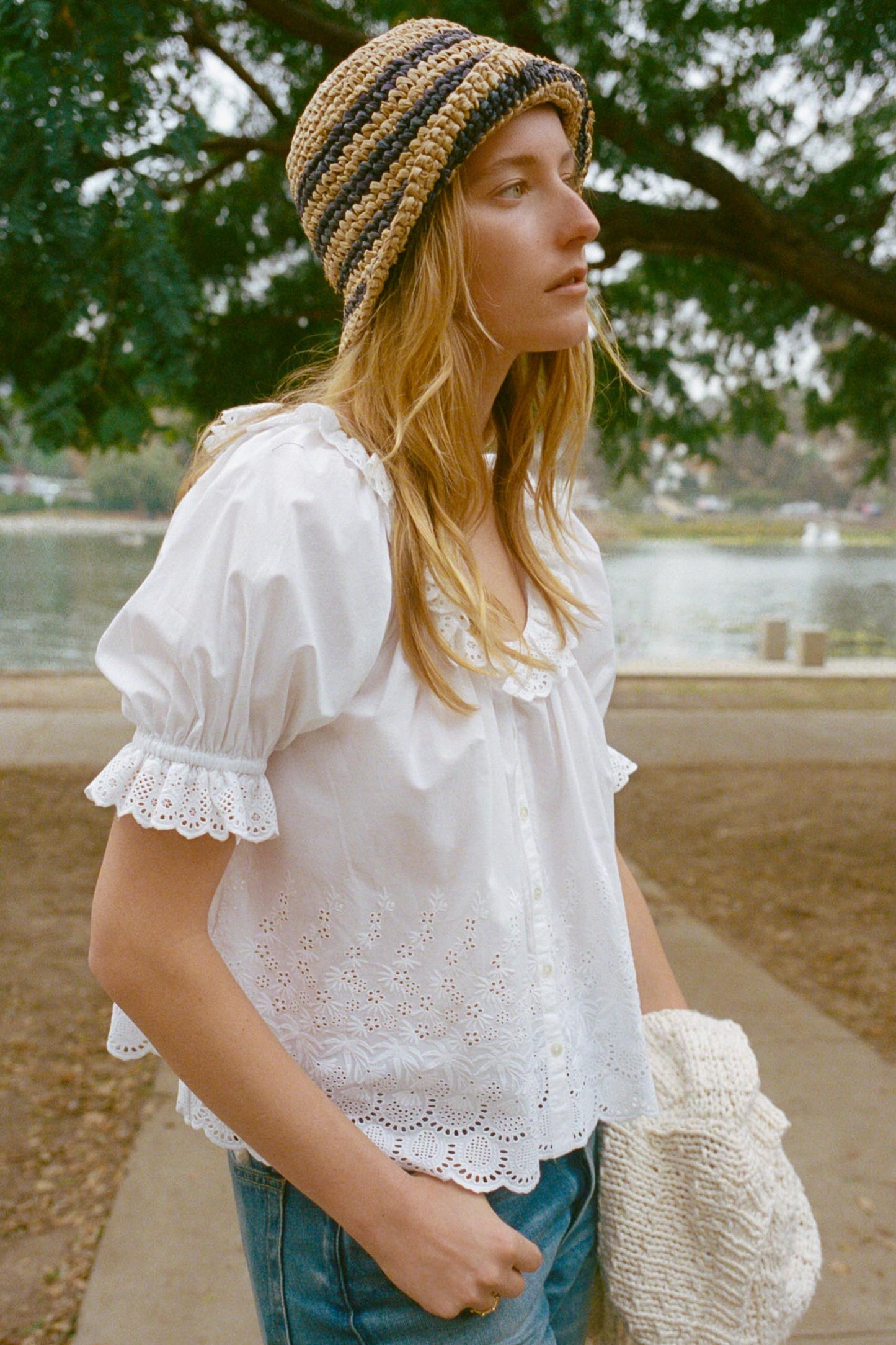 The Valentina Blouse | Alabaster