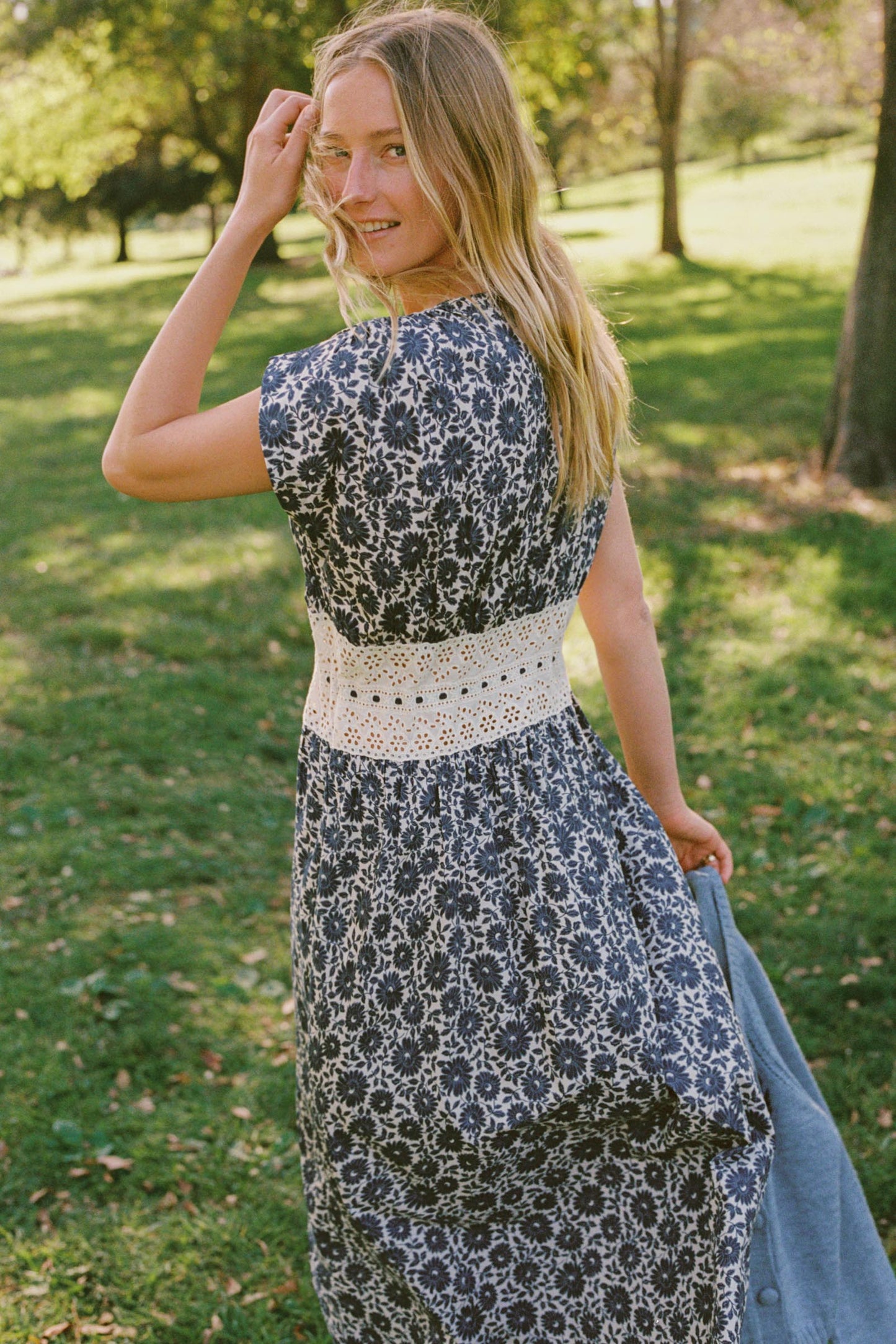 The Trisha Dress | Aster Fields Navy