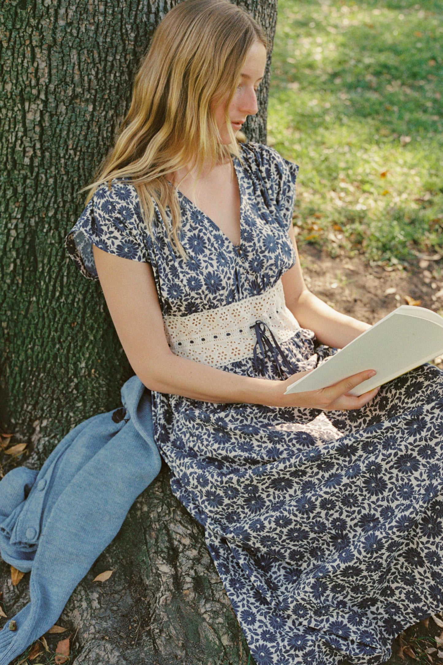 The Trisha Dress | Aster Fields Navy