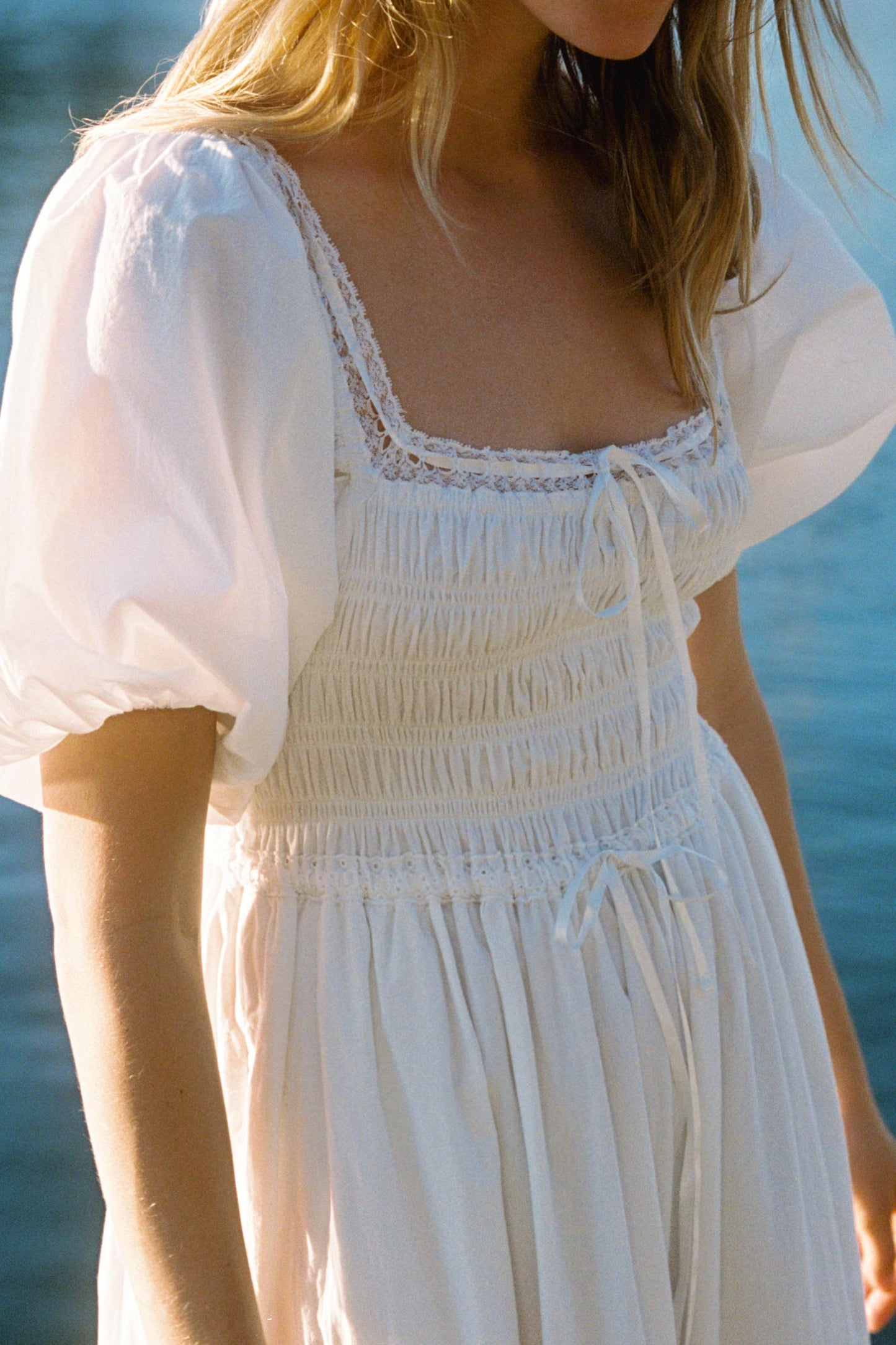 The Ricarda Dress | Alabaster