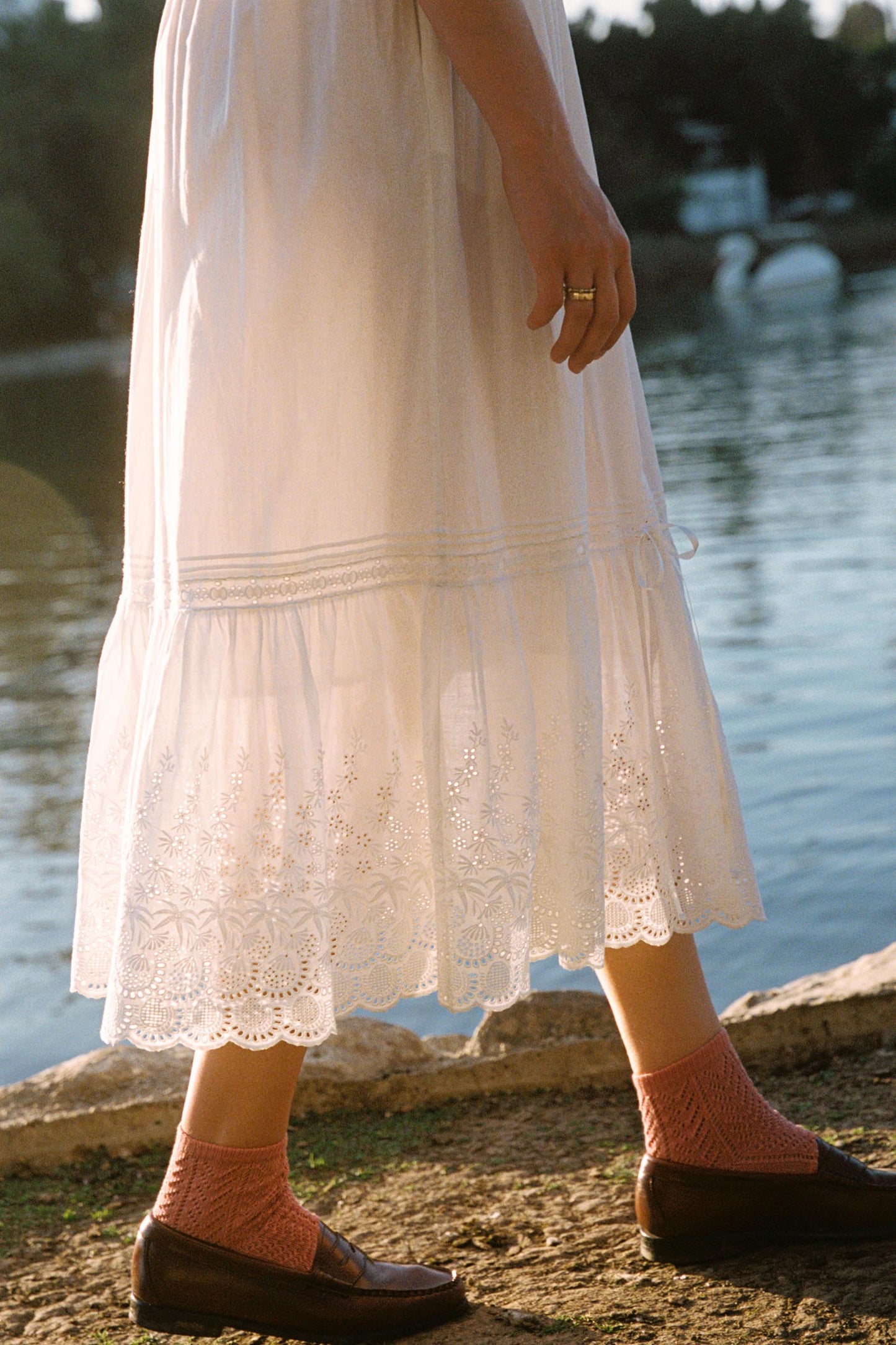 The Ricarda Dress Petites | Alabaster