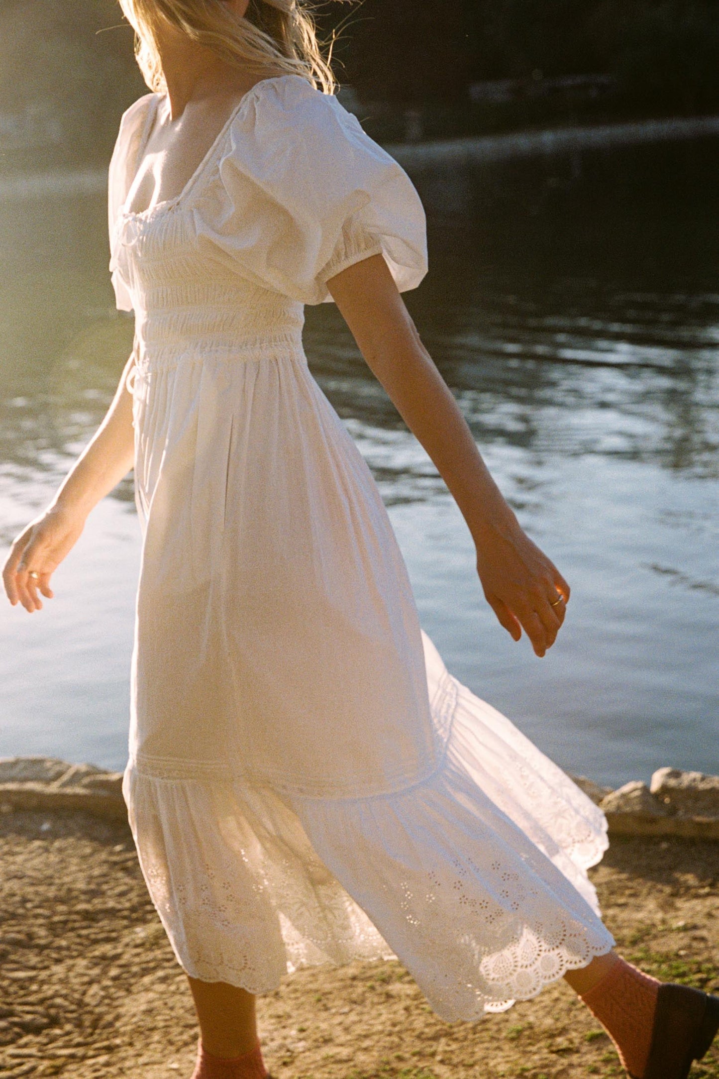 The Ricarda Dress Petites | Alabaster