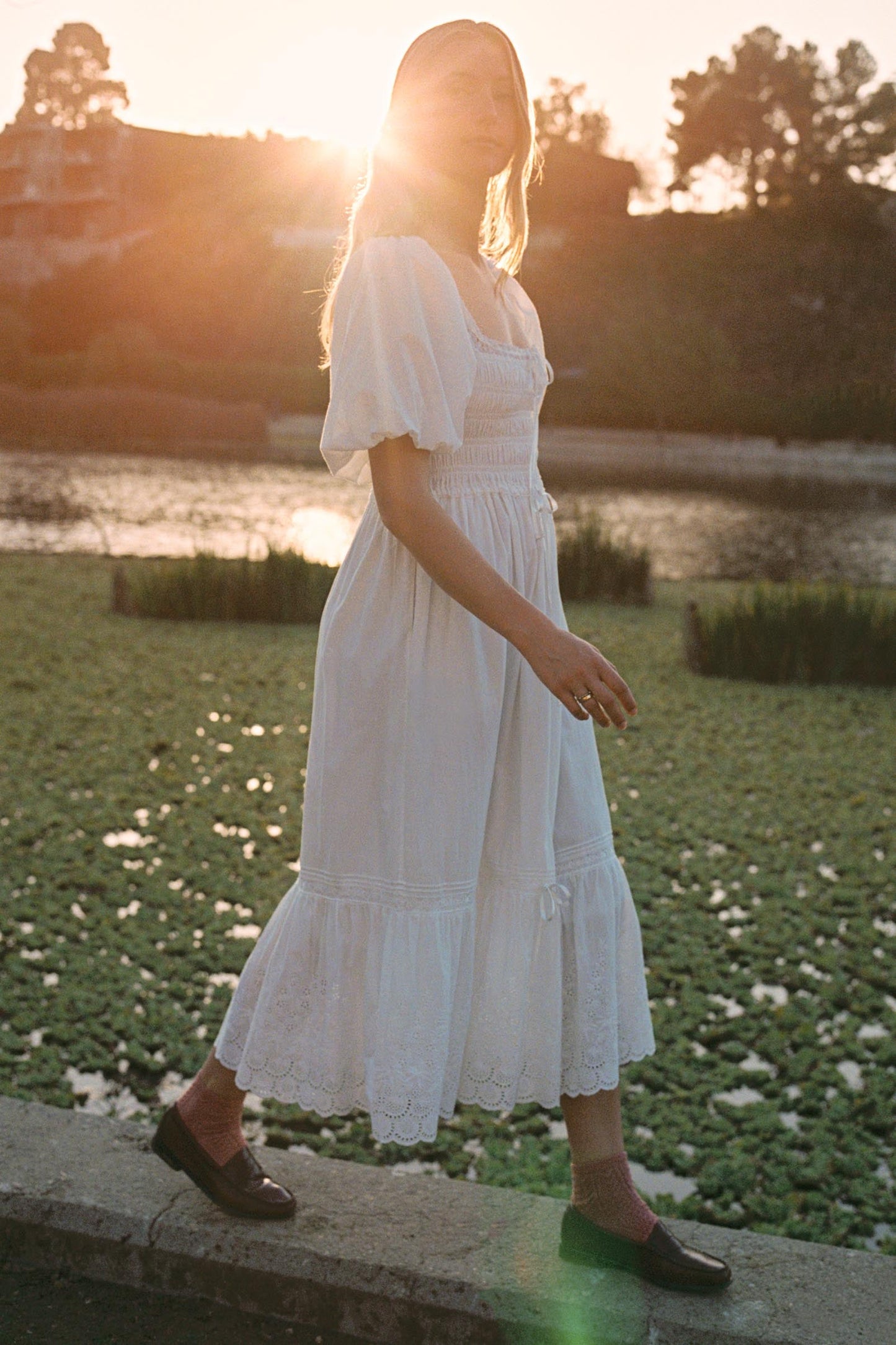 The Ricarda Dress | Alabaster