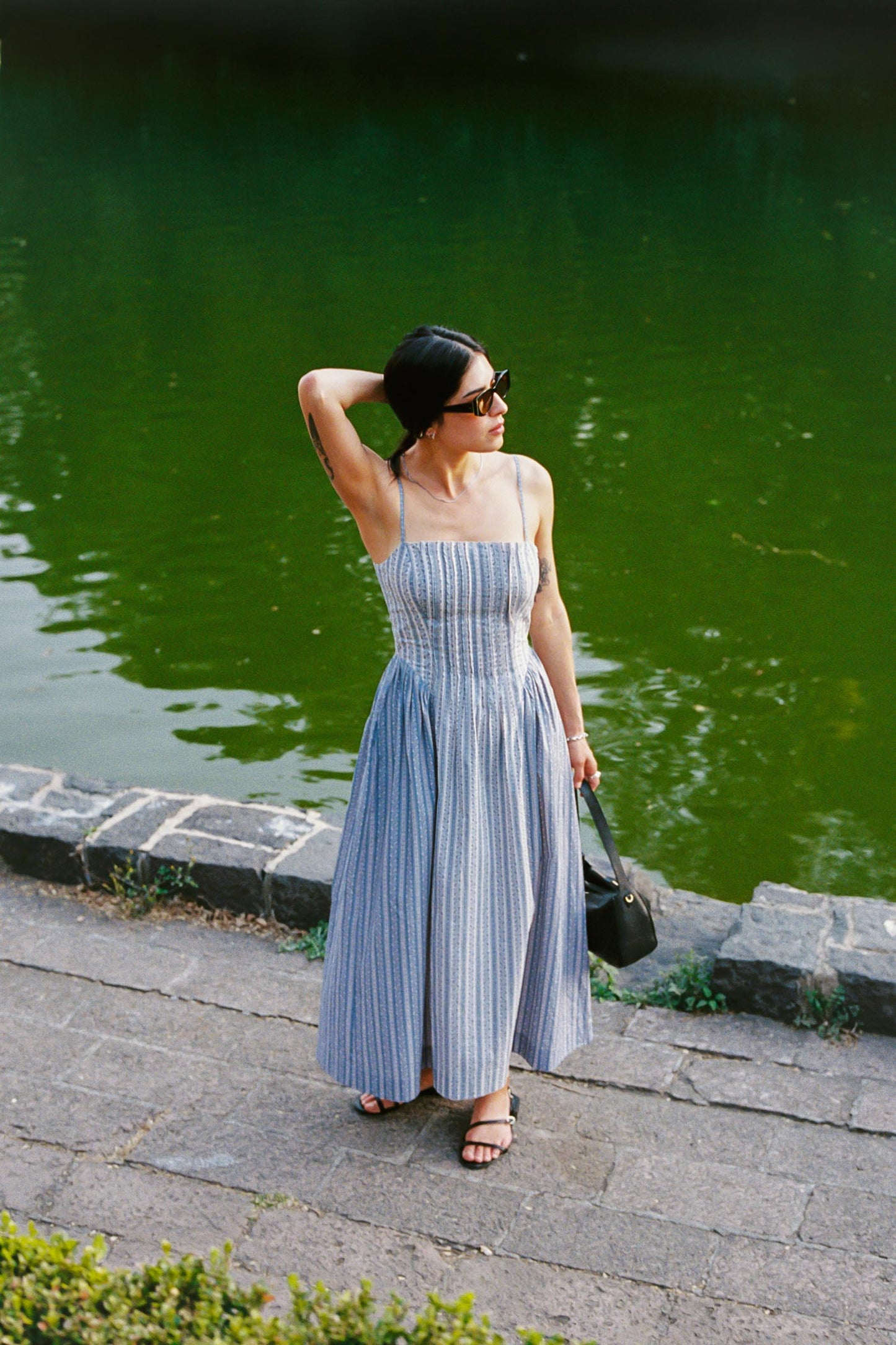 The Nile Dress | Meadow Stripe