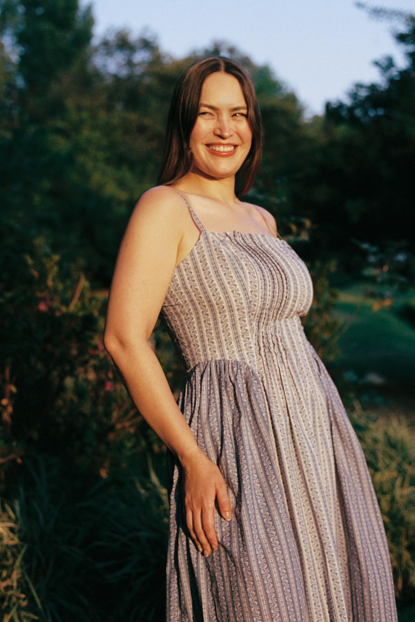 The Nile Dress | Meadow Stripe