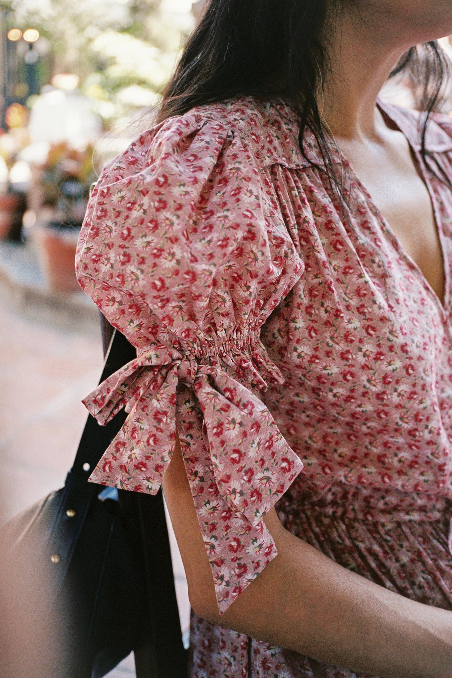 The Giselle Dress | Mauve Pressed Petals