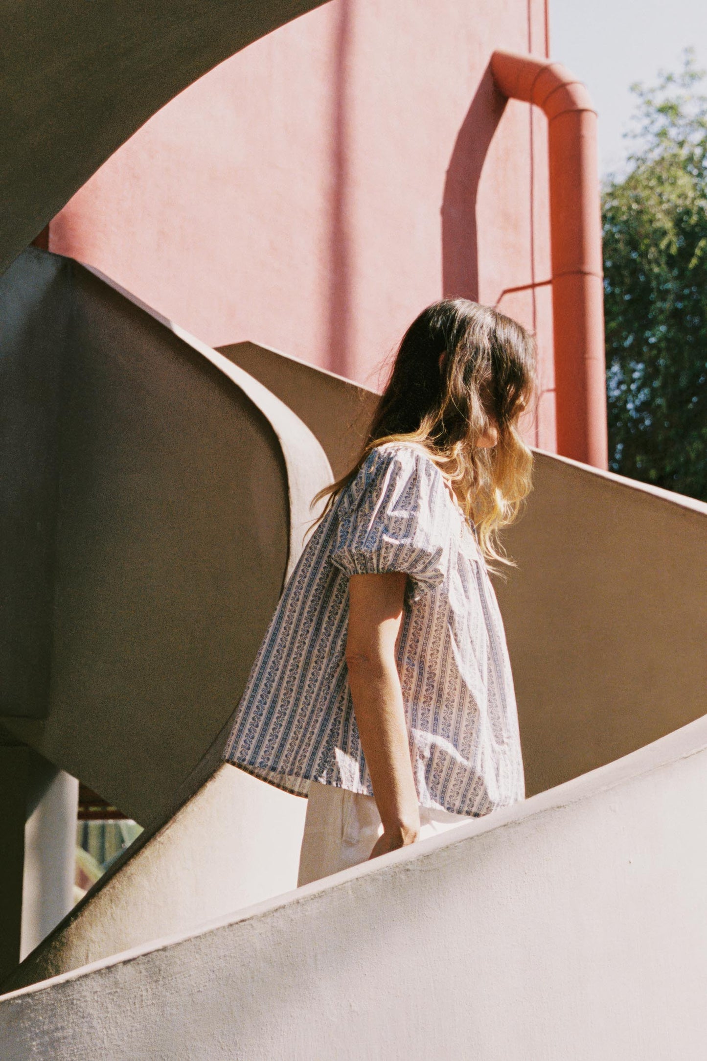 The Susy Blouse | Meadow Stripe