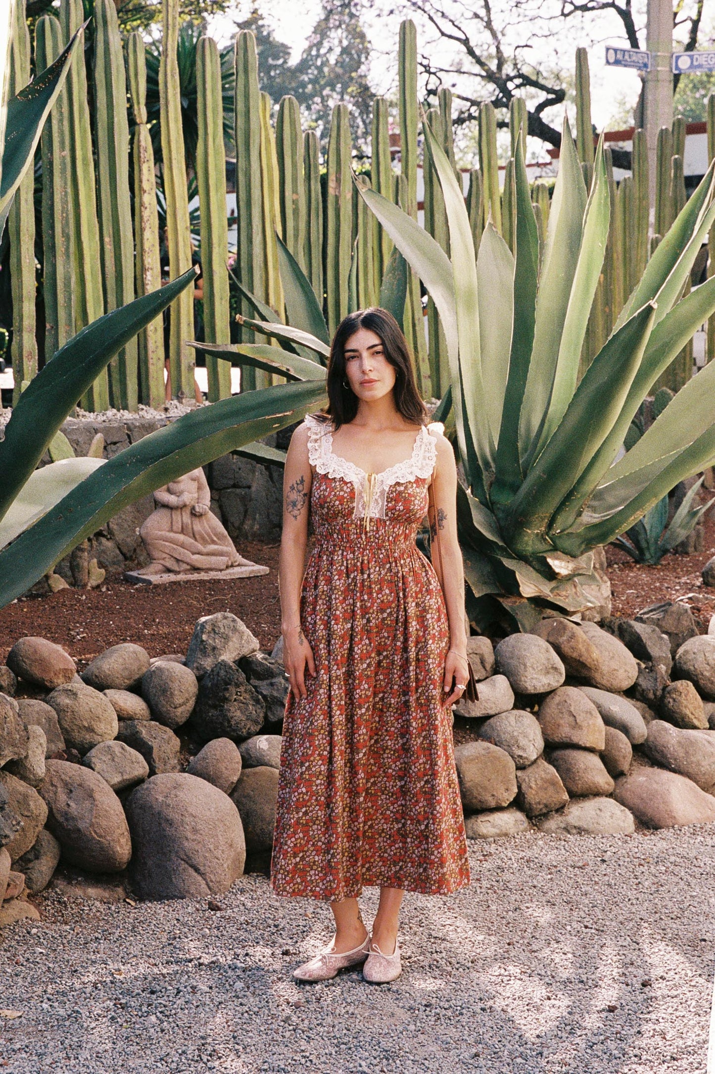 The Lysandra Dress | Carmine Flanders Poppy