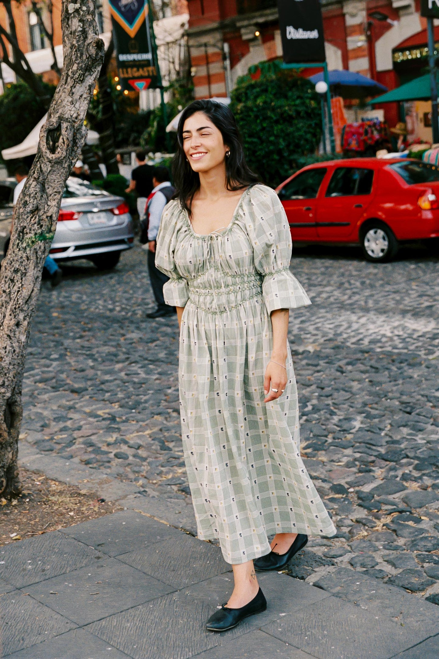 The Judith Dress | Linden Picnic Floral