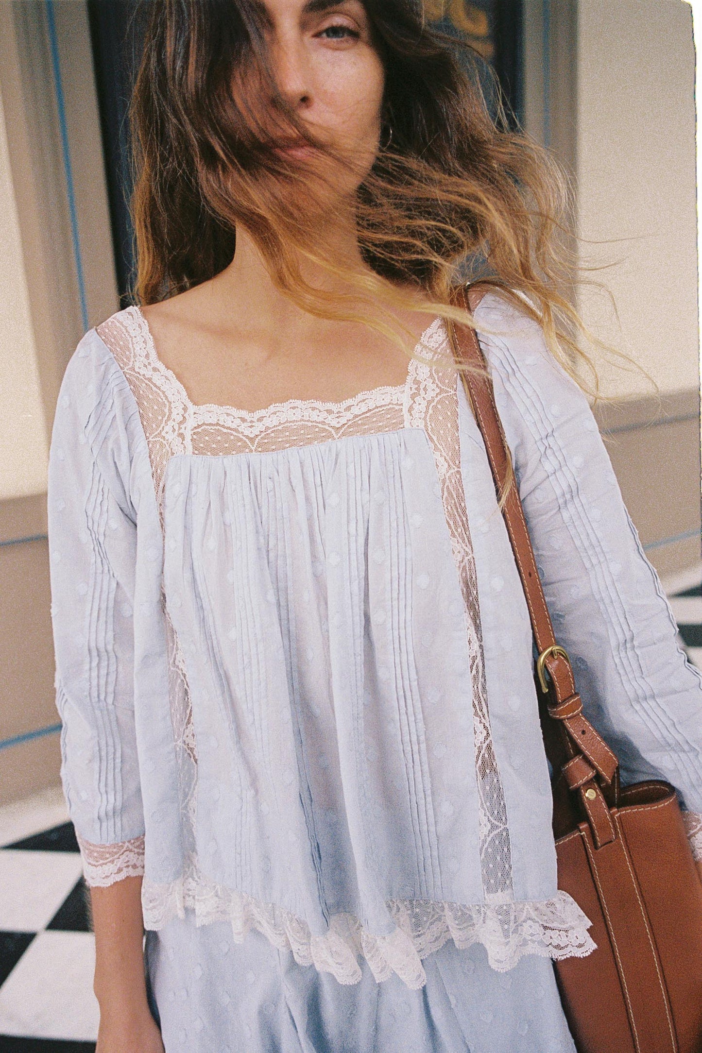 The Tina Blouse | Mist