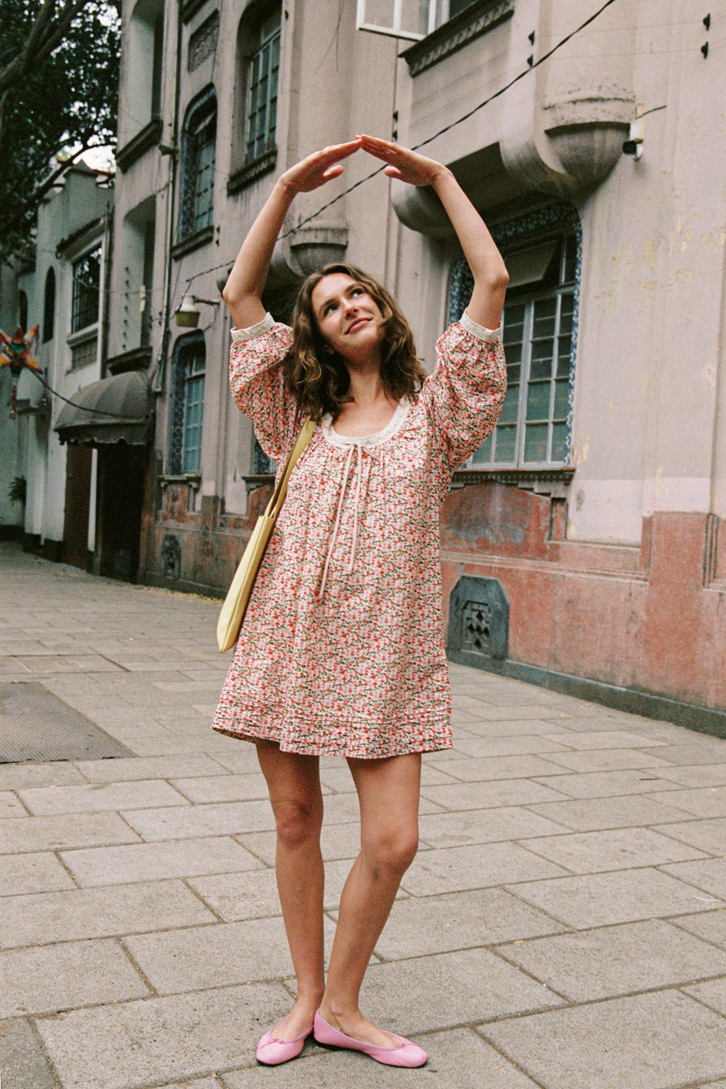The Mica Dress | Spring Mushroom Medley