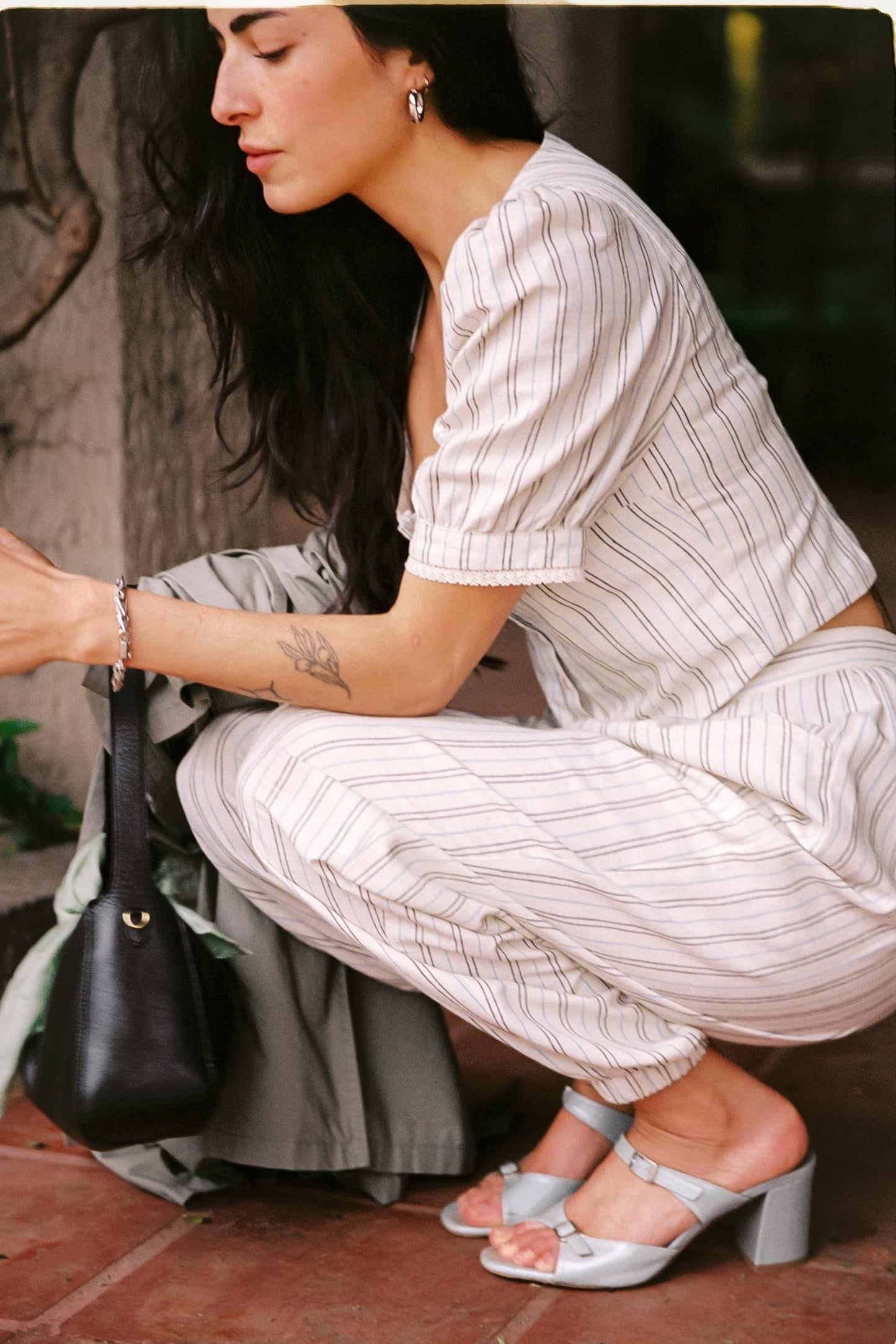 The Fannee Blouse | Dusk Stripe