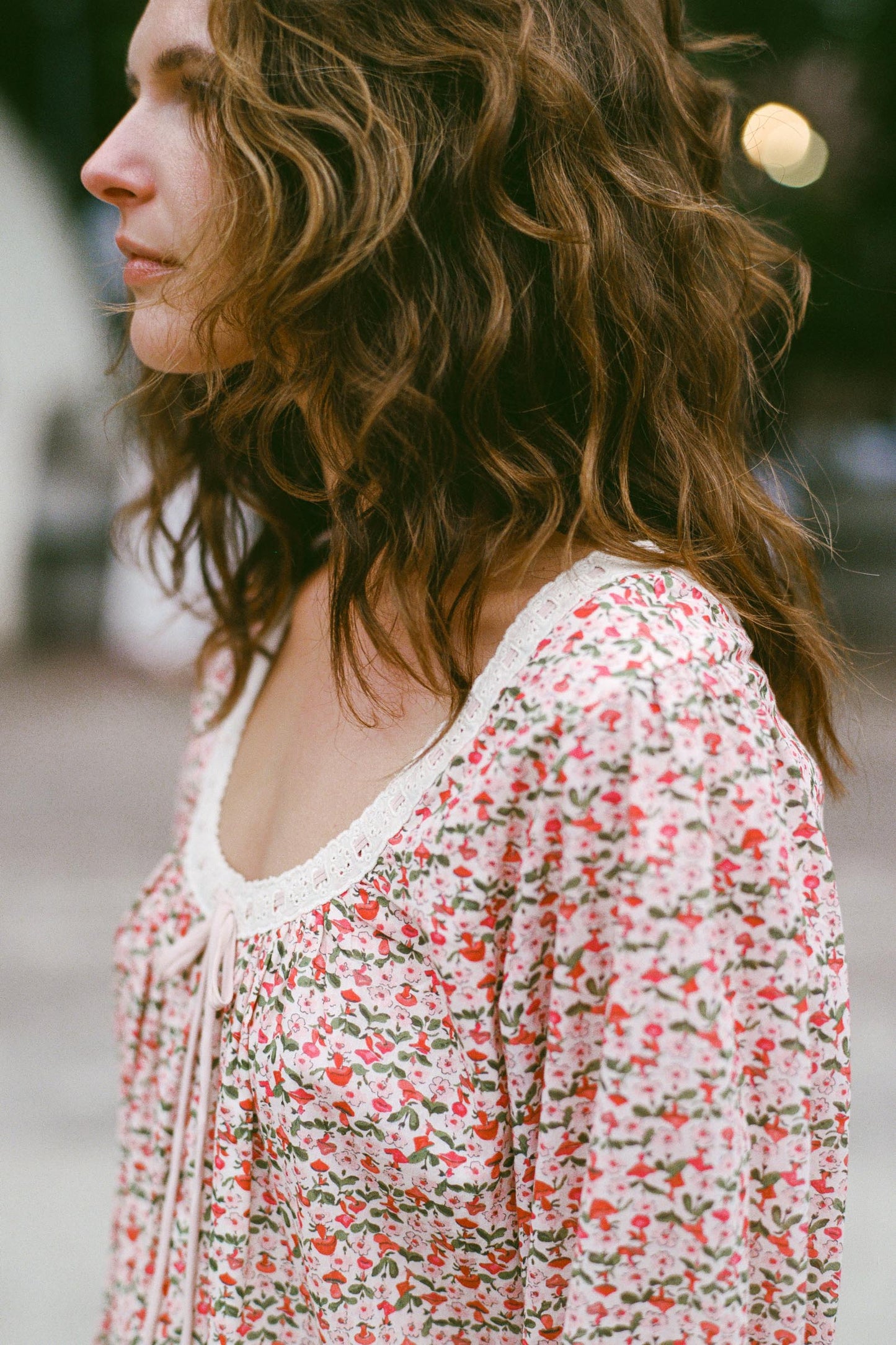 The Mica Dress | Spring Mushroom Medley