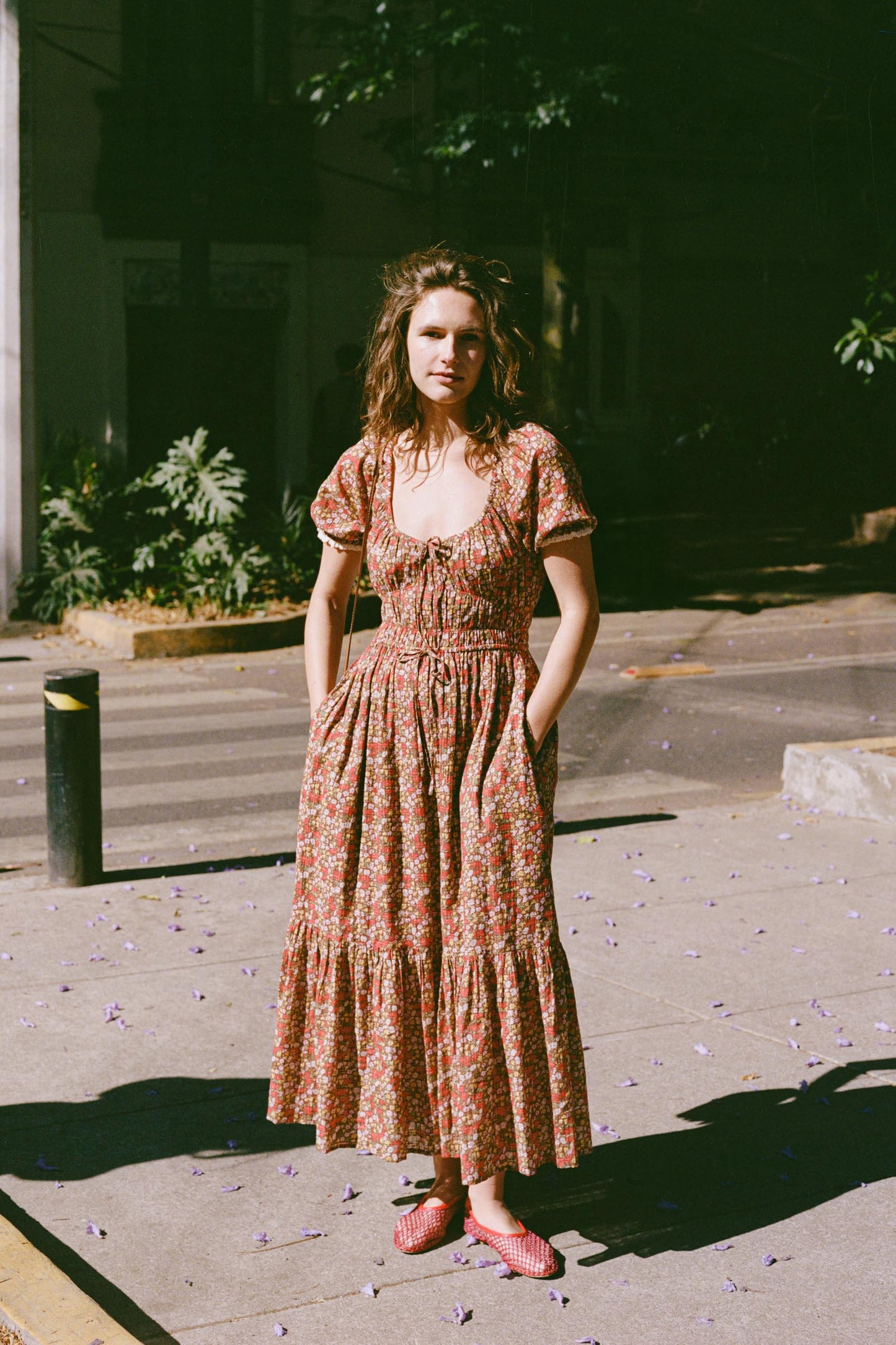 The Brynne Dress | Carmine Flanders Poppy