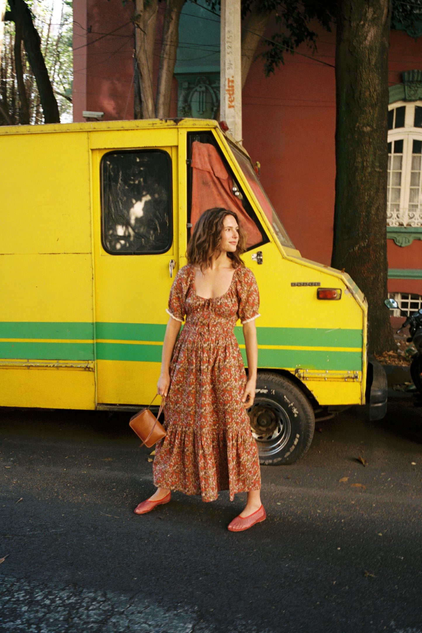 The Brynne Dress | Carmine Flanders Poppy